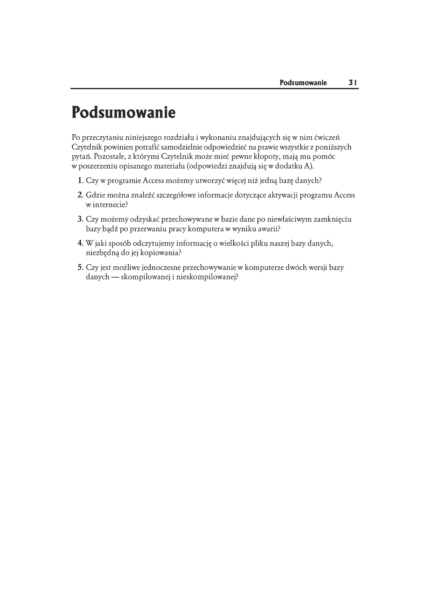 Fragment „Access 2003 PL. Kurs” — strona 24 z 24