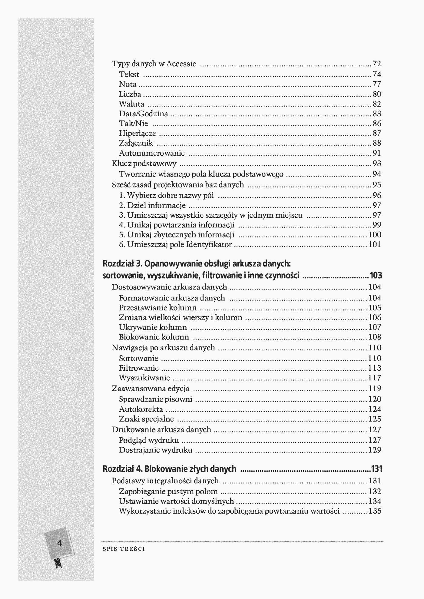 Fragment „Access 2007 PL. Nieoficjalny podręcznik” — strona 3 z 30