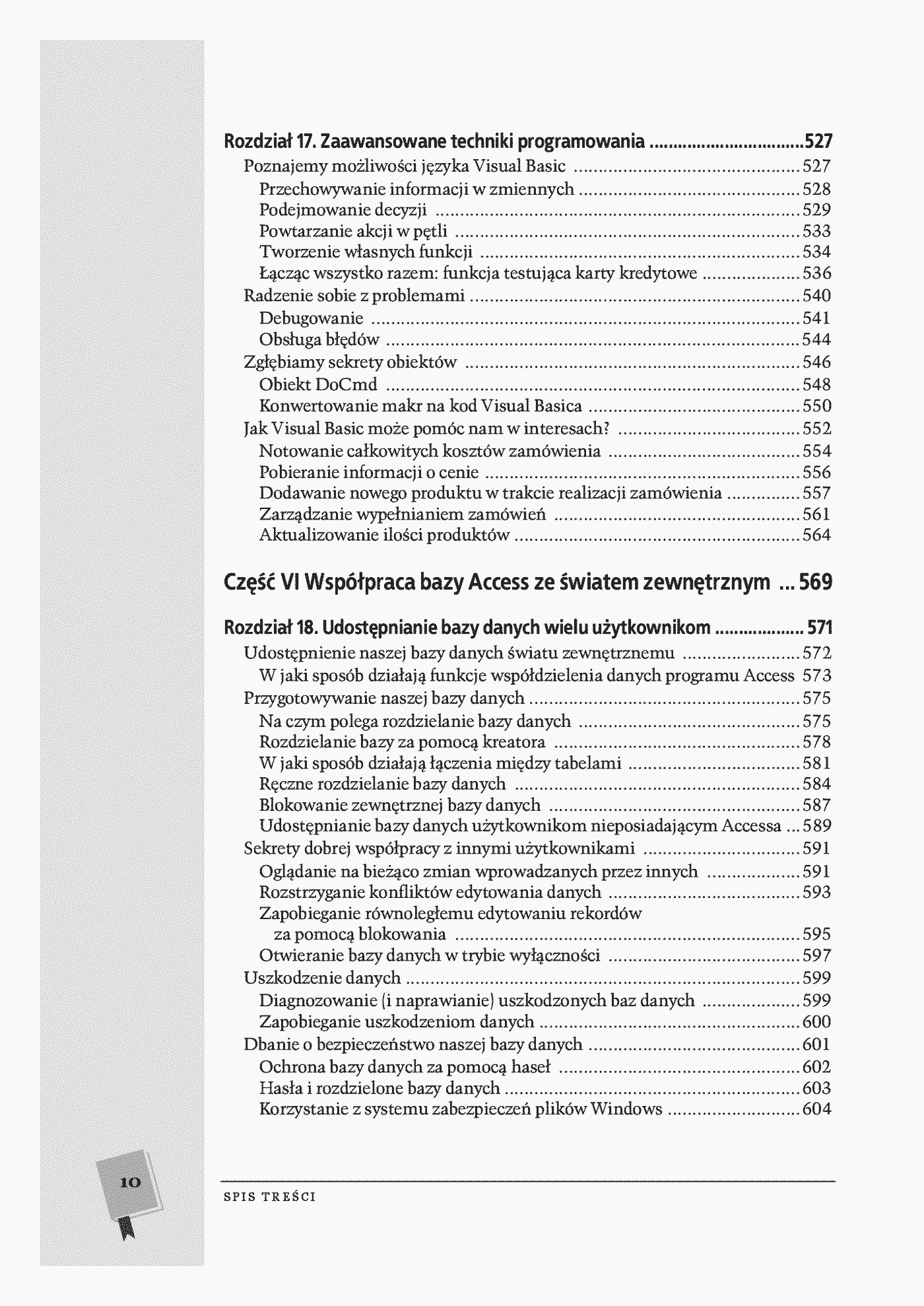 Fragment „Access 2007 PL. Nieoficjalny podręcznik” — strona 9 z 30