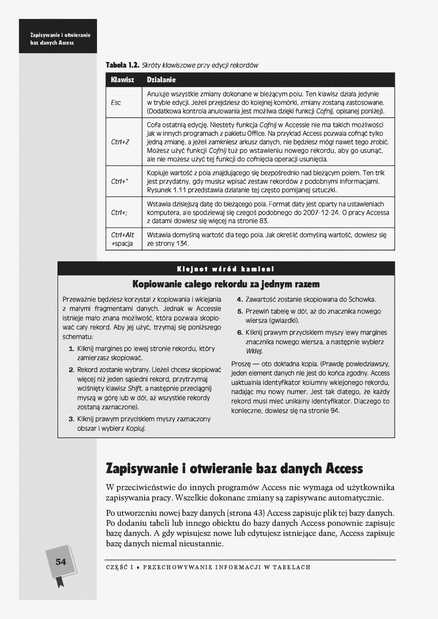 Fragment „Access 2007 PL. Nieoficjalny podręcznik” — strona 27 z 30