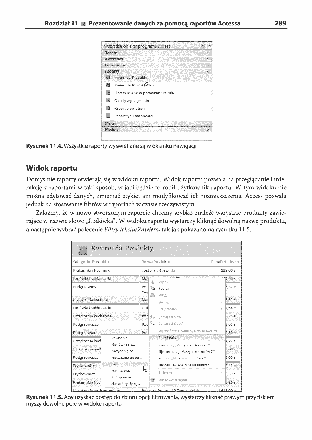 Fragment „Microsoft Access. Przewodnik dla użytkowników Excela” — strona 14 z 30