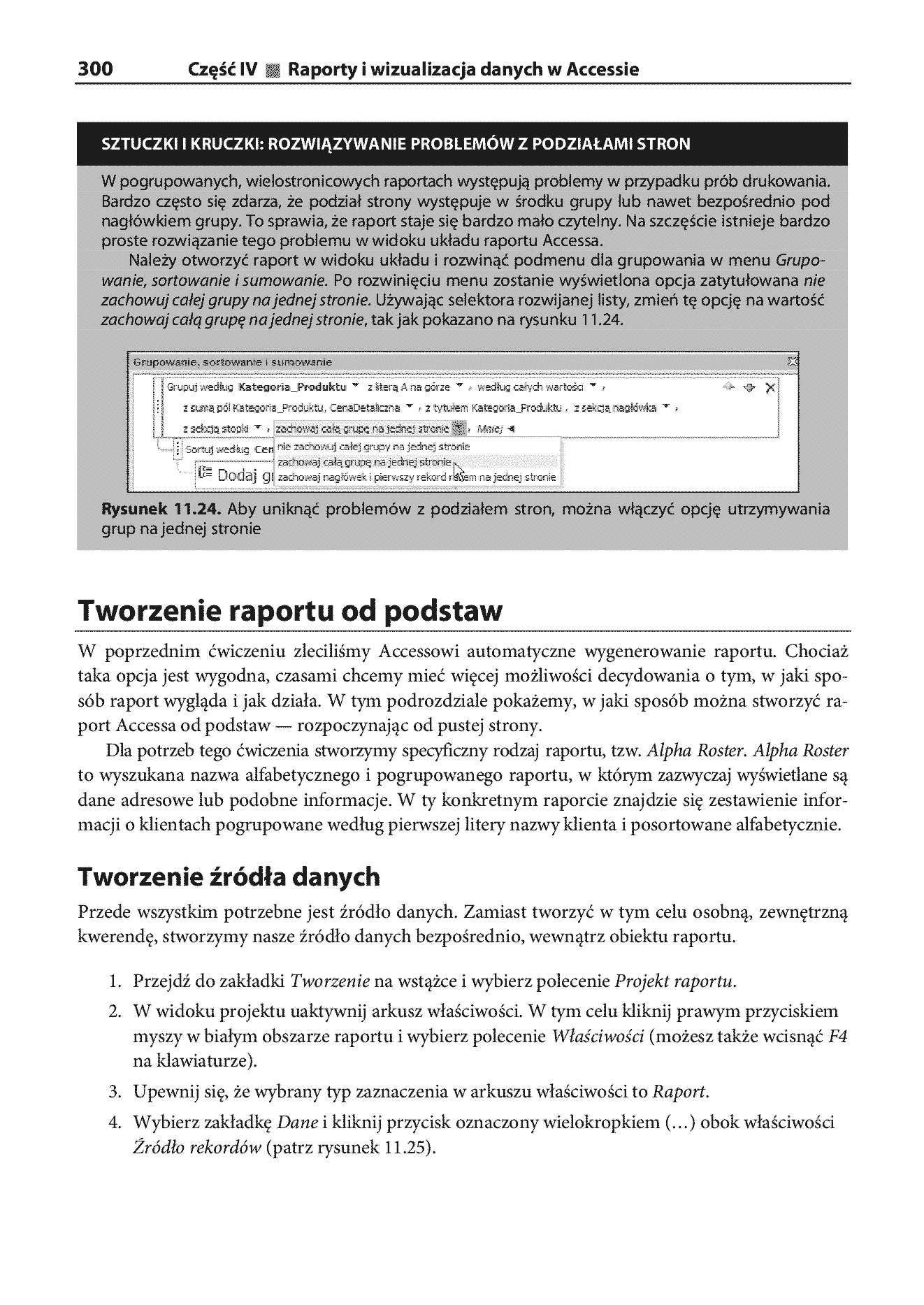 Fragment „Microsoft Access. Przewodnik dla użytkowników Excela” — strona 25 z 30