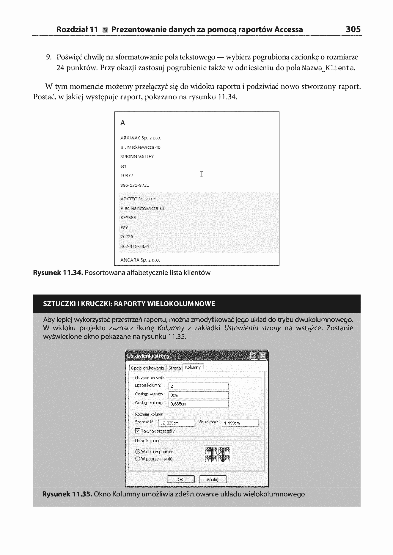 Fragment „Microsoft Access. Przewodnik dla użytkowników Excela” — strona 30 z 30