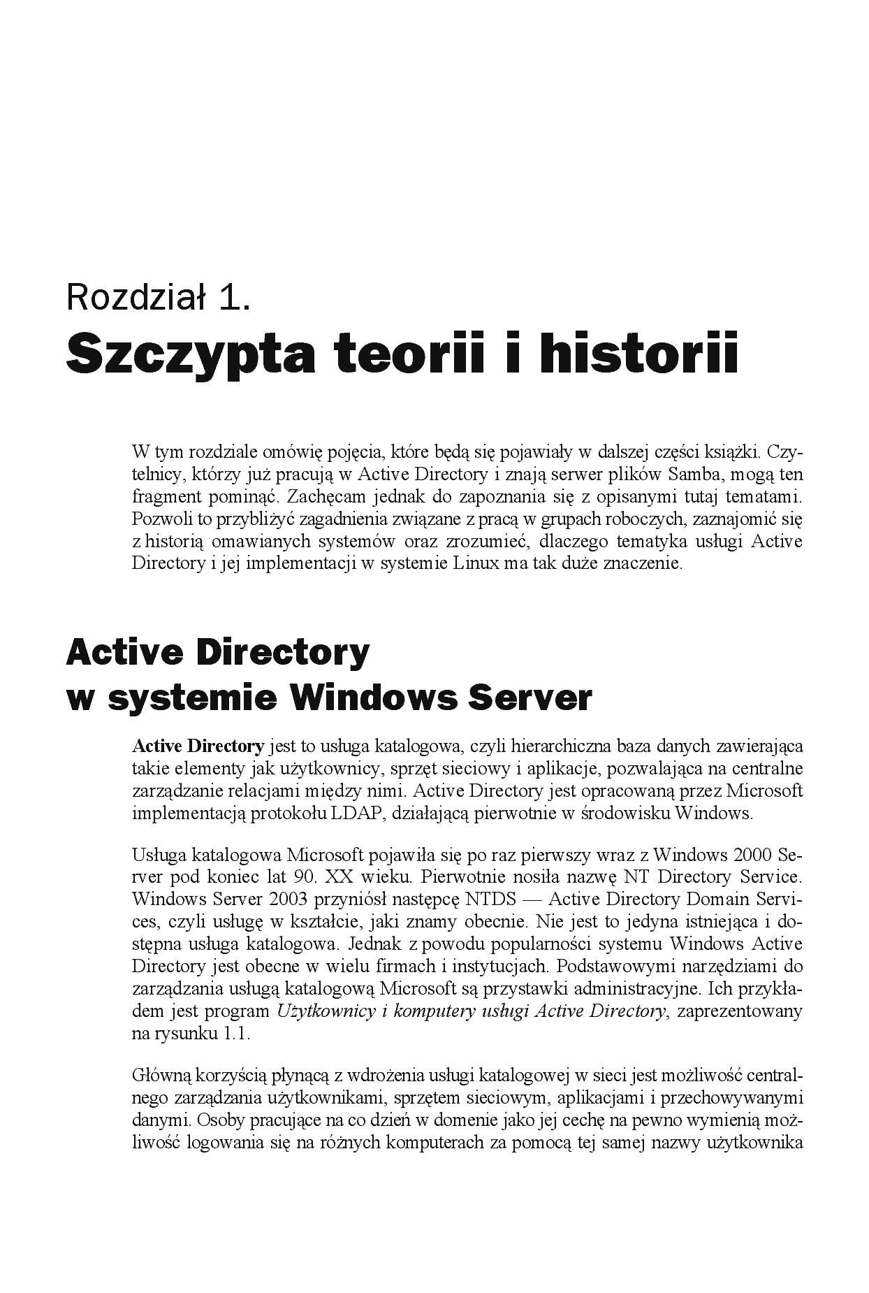 Fragment „Active Directory w systemach wolnego oprogramowania” — strona 7 z 24
