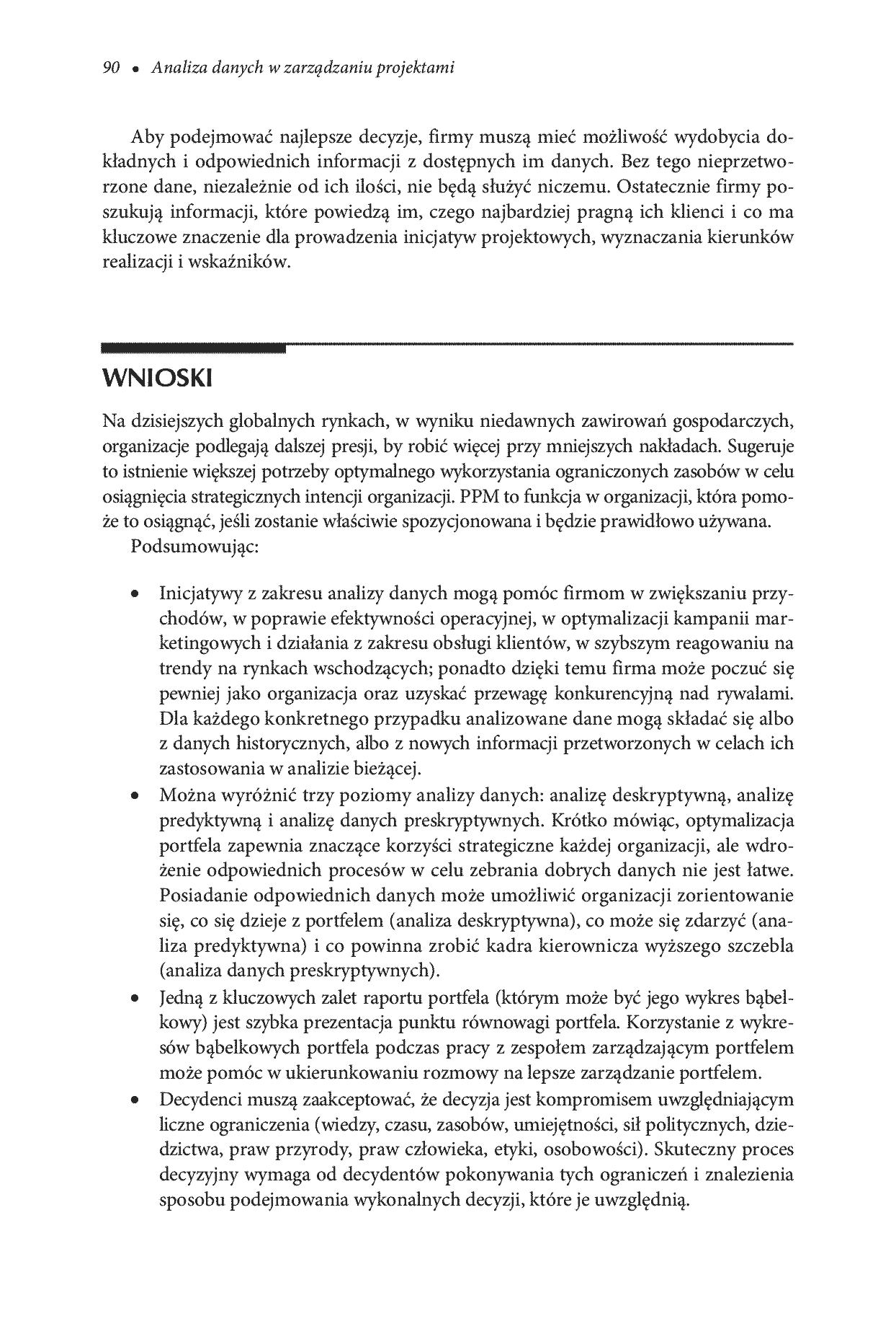 Fragment „Analiza danych w zarządzaniu projektami” — strona 26 z 30
