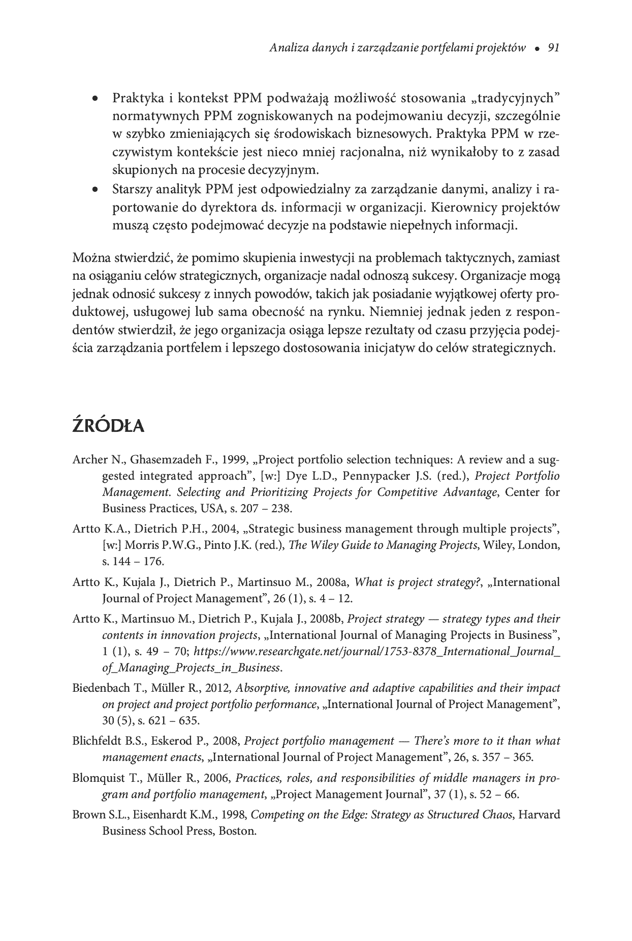 Fragment „Analiza danych w zarządzaniu projektami” — strona 27 z 30