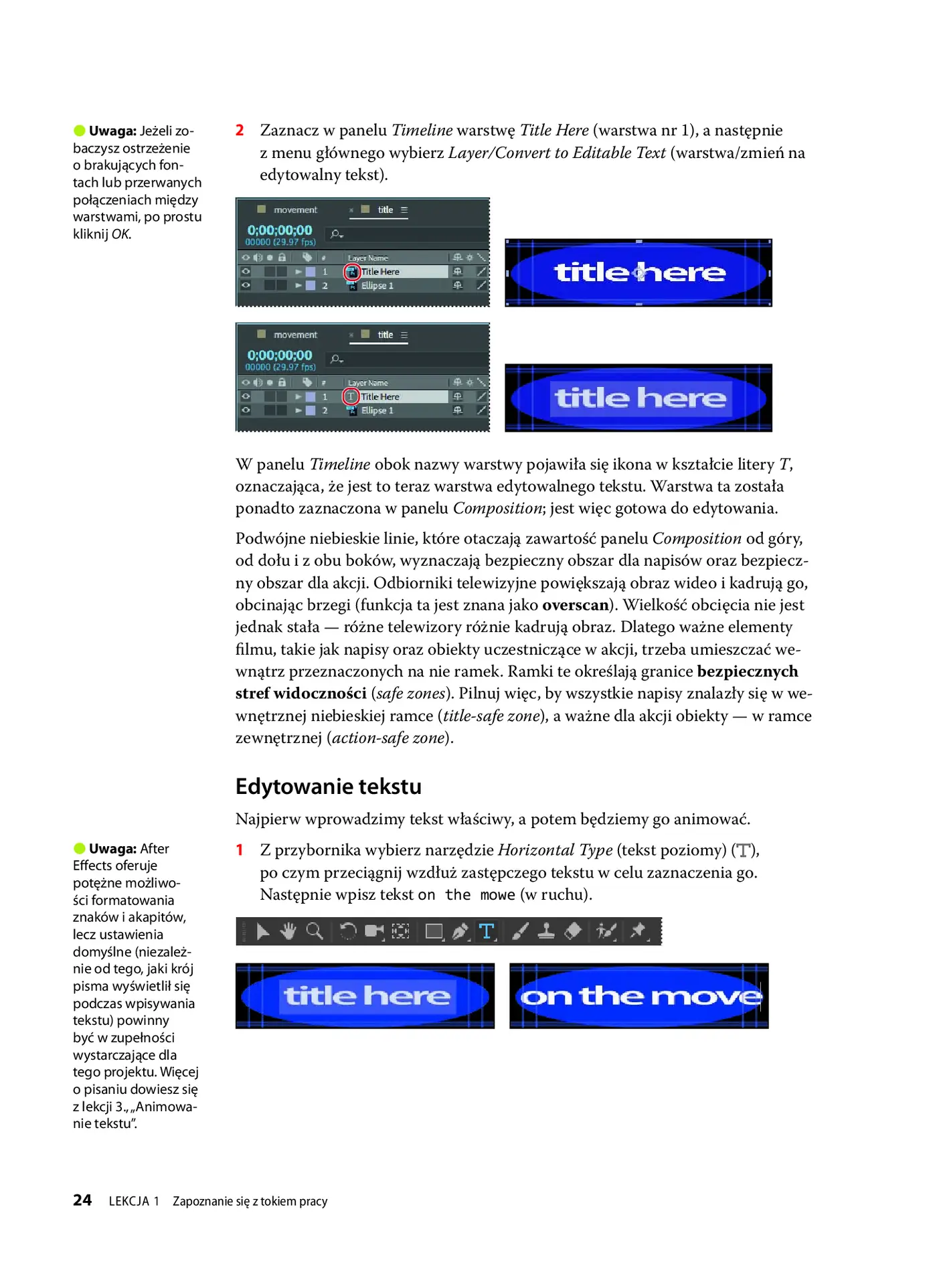 Fragment „Adobe After Effects CC. Oficjalny podręcznik. Wydanie II” — strona 27 z 30