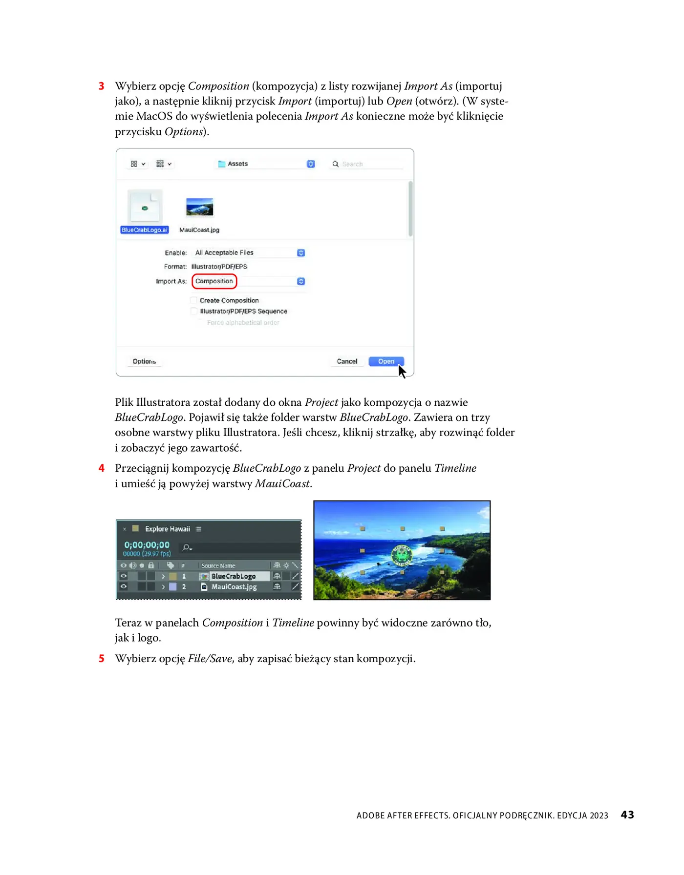 Fragment „Adobe After Effects. Oficjalny podręcznik. Edycja 2023” — strona 15 z 30