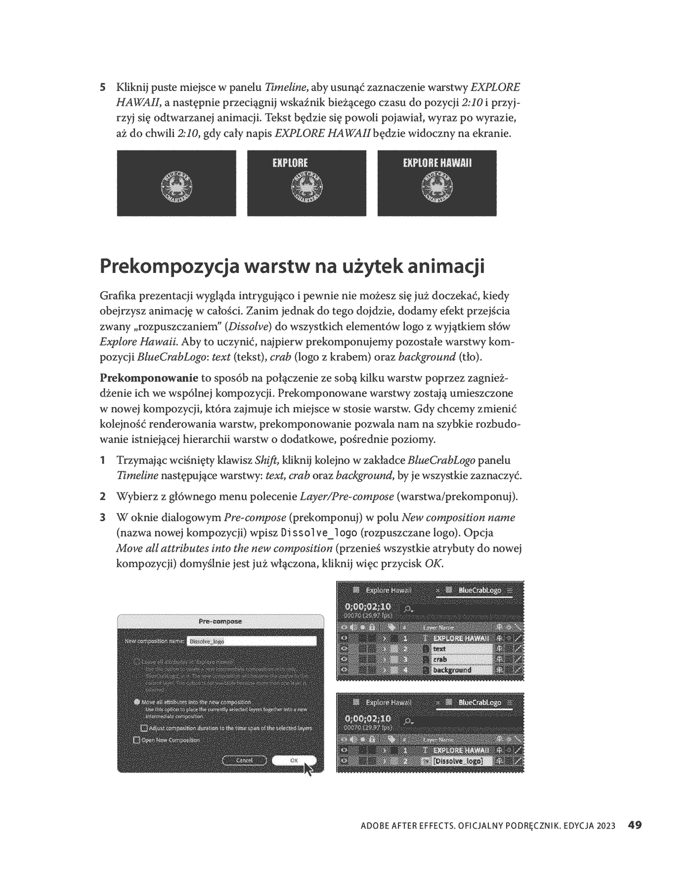 Fragment „Adobe After Effects. Oficjalny podręcznik. Edycja 2023” — strona 21 z 30