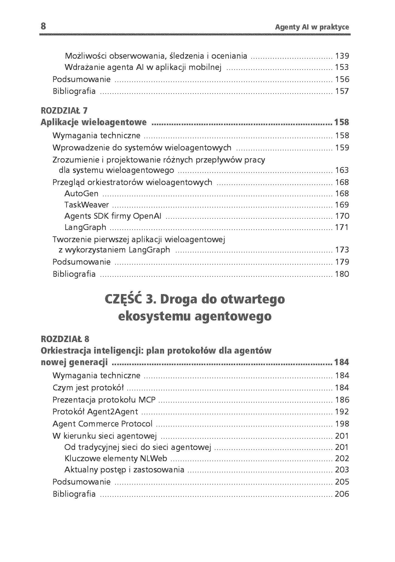 Fragment „Agenty AI w praktyce. Projektowanie, wdrażanie i skalowanie autonomicznych systemów” — strona 6 z 26
