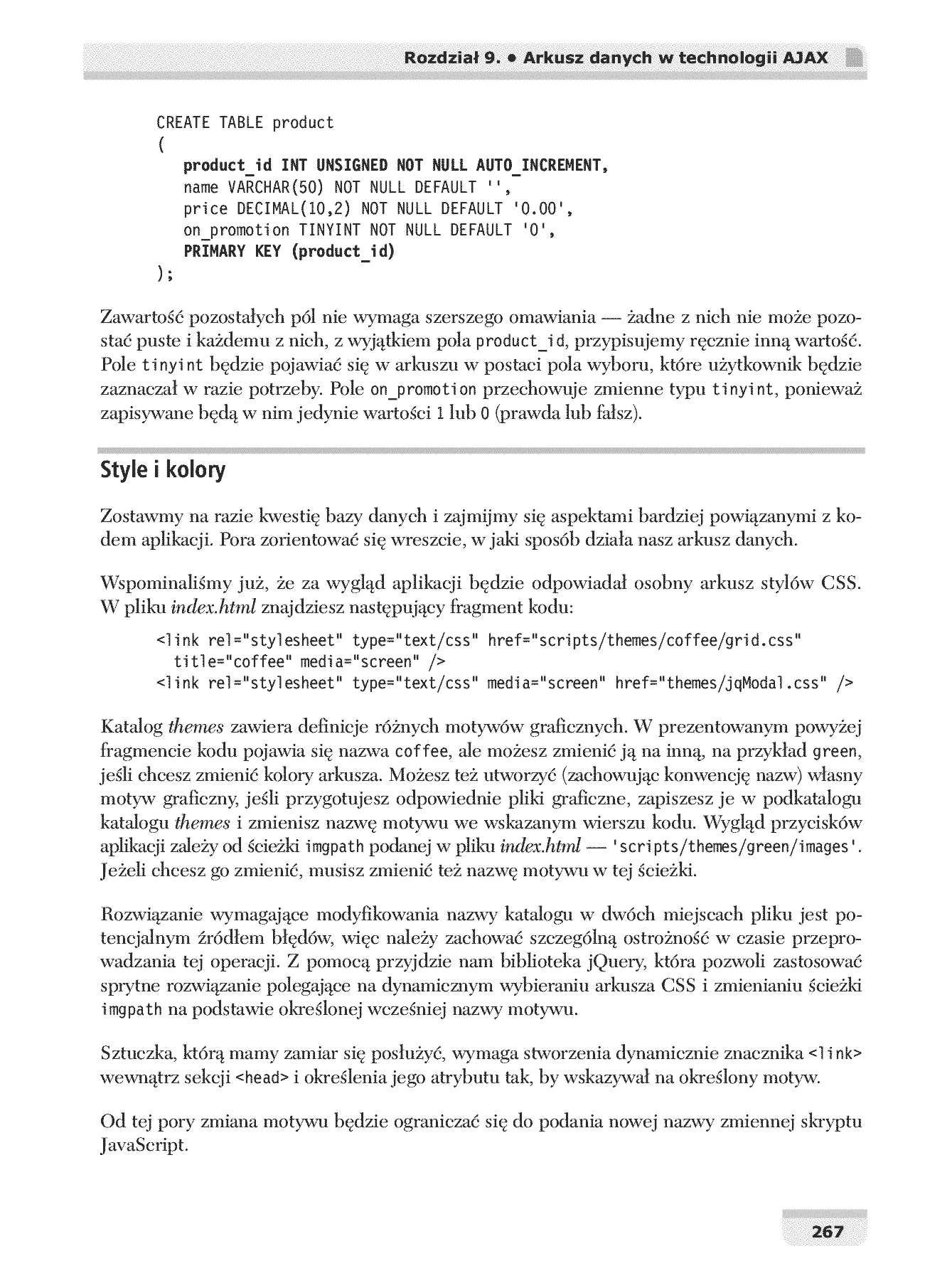 Fragment „AJAX i PHP. Tworzenie interaktywnych aplikacji internetowych. Wydanie II” — strona 11 z 22