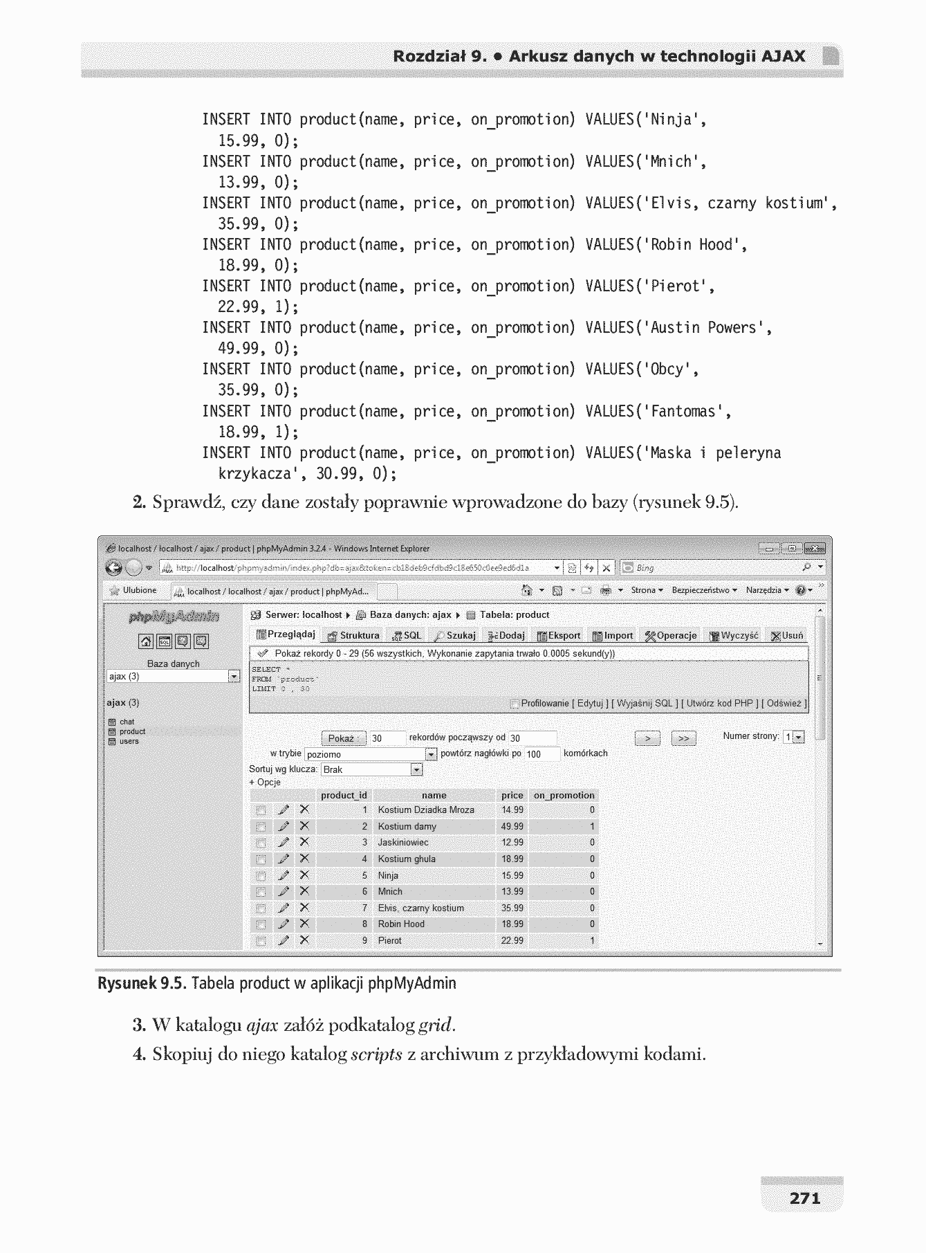 Fragment „AJAX i PHP. Tworzenie interaktywnych aplikacji internetowych. Wydanie II” — strona 15 z 22