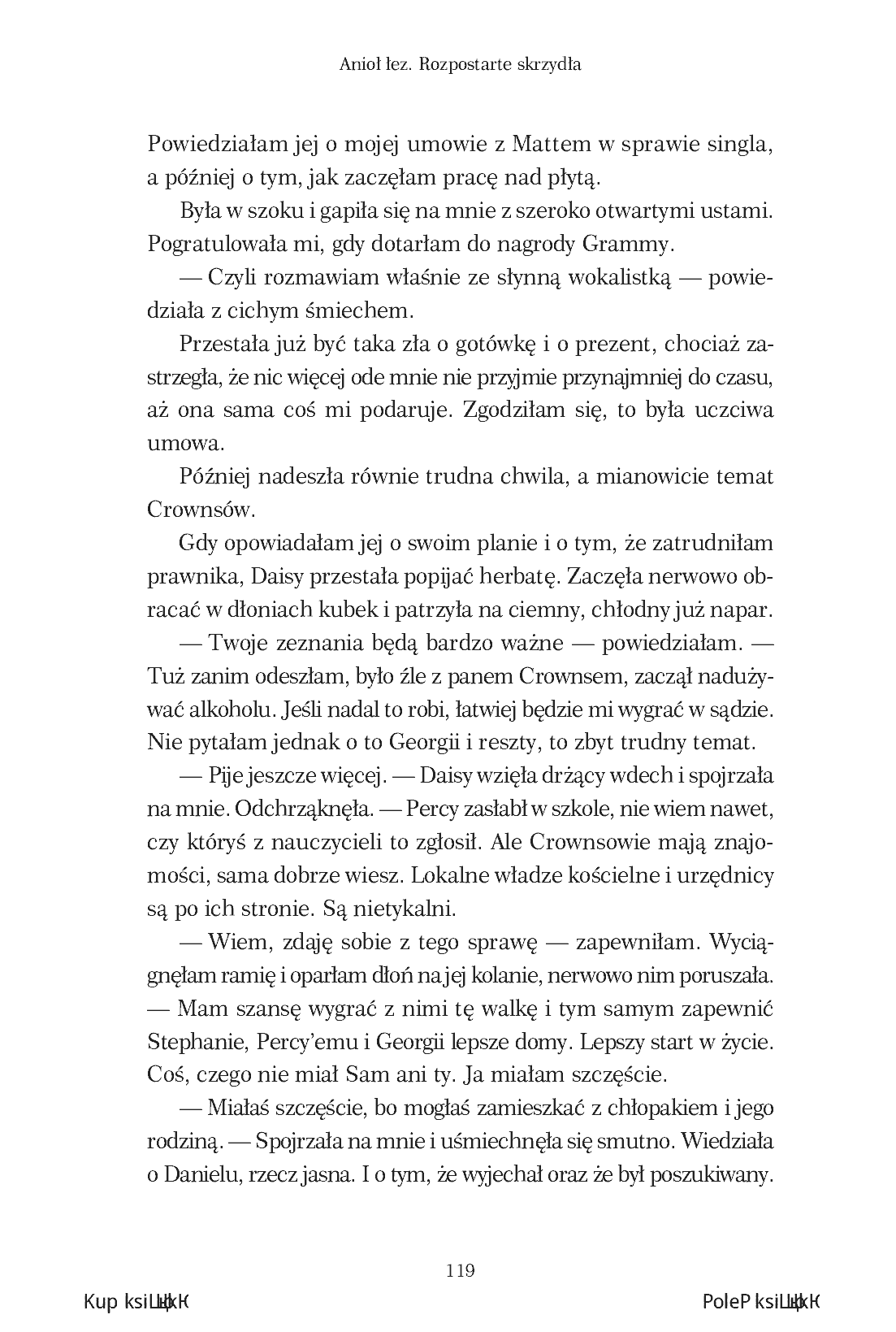 Fragment „Anioł łez #3. Rozpostarte skrzydła” — strona 19 z 24