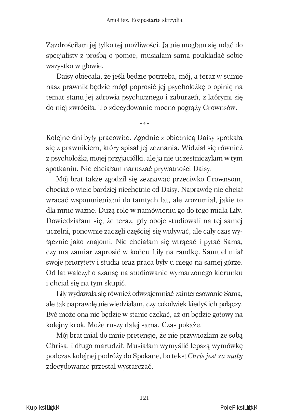 Fragment „Anioł łez #3. Rozpostarte skrzydła” — strona 21 z 24