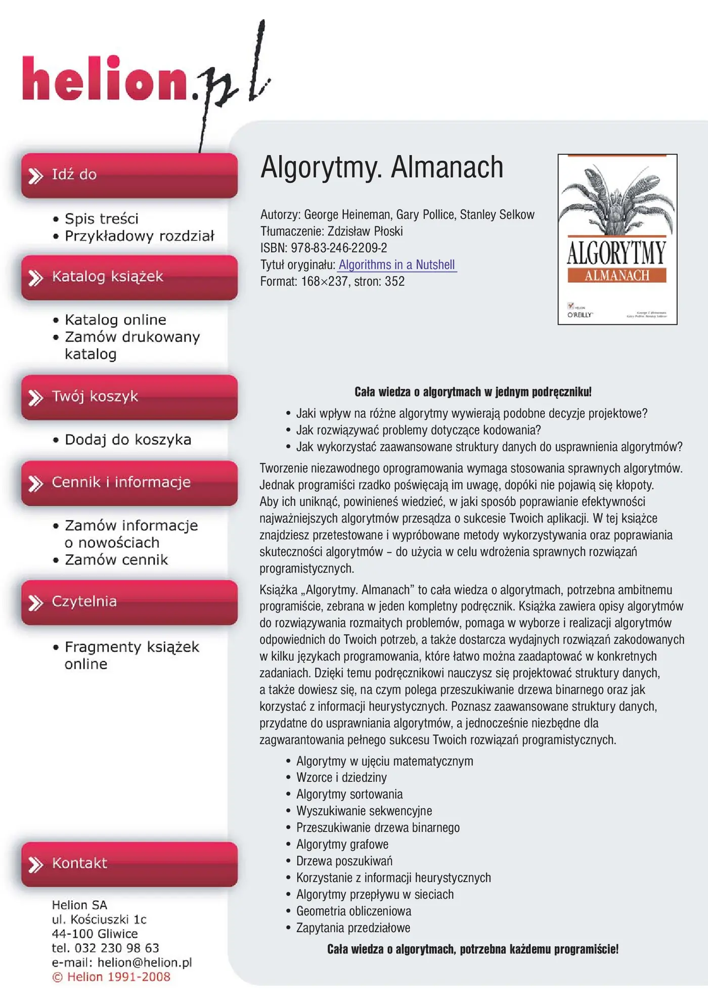Fragment „Algorytmy. Almanach” — strona 1 z 30