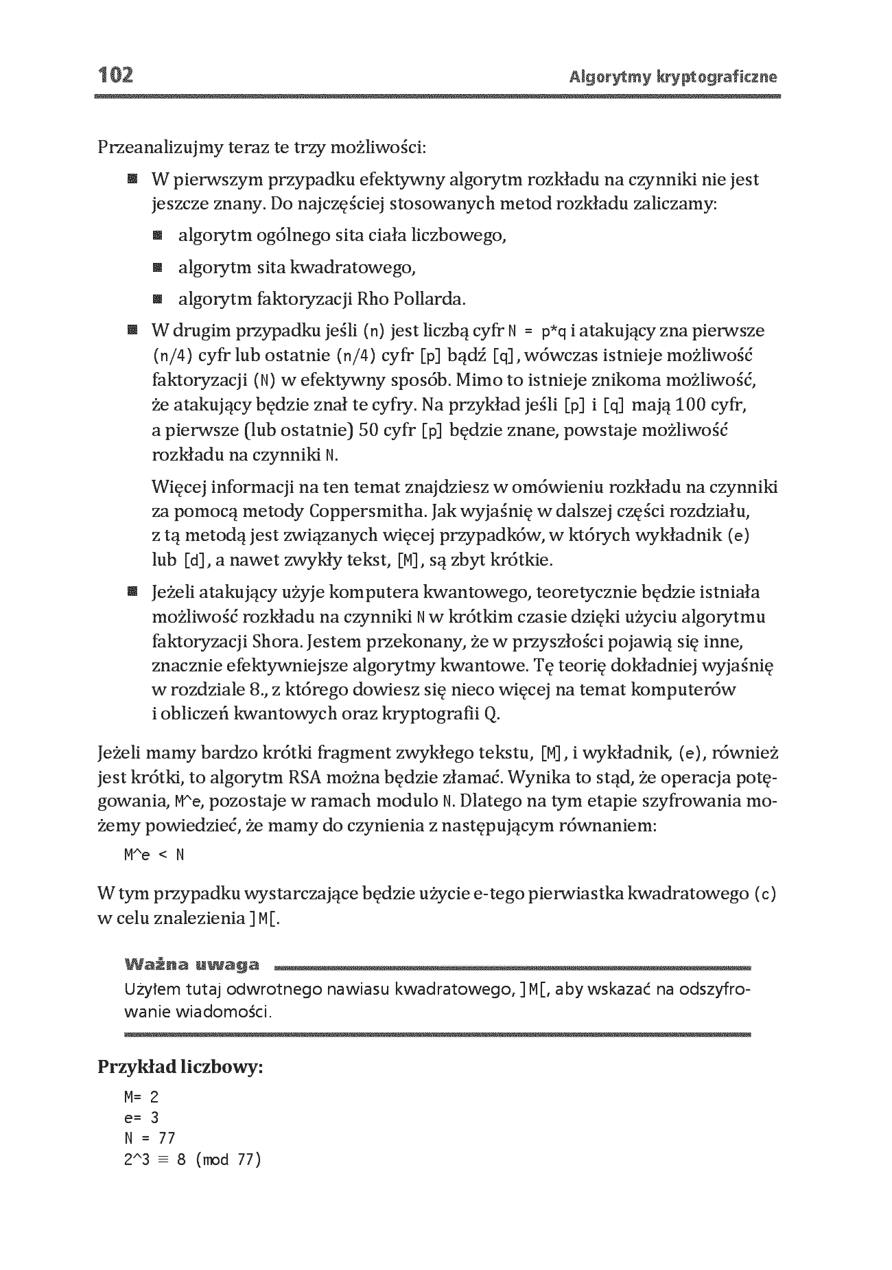 Fragment „Algorytmy kryptograficzne. Przewodnik po algorytmach w blockchain, kryptografii kwantowej, protokołach o wiedzy zerowej oraz szyfrowaniu homomorficznym” — strona 24 z 30