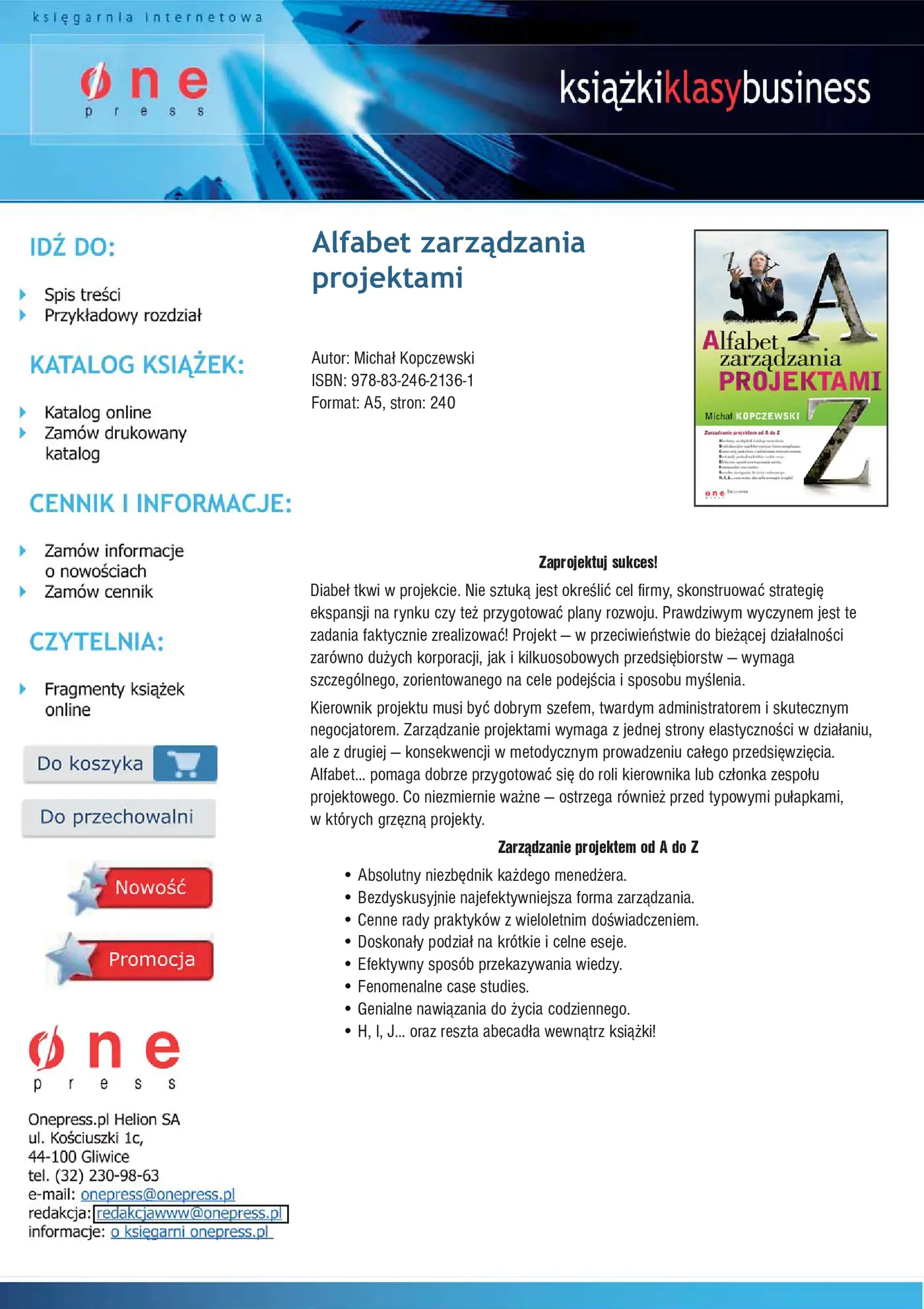 Fragment „Alfabet zarządzania projektami” — strona 1 z 24