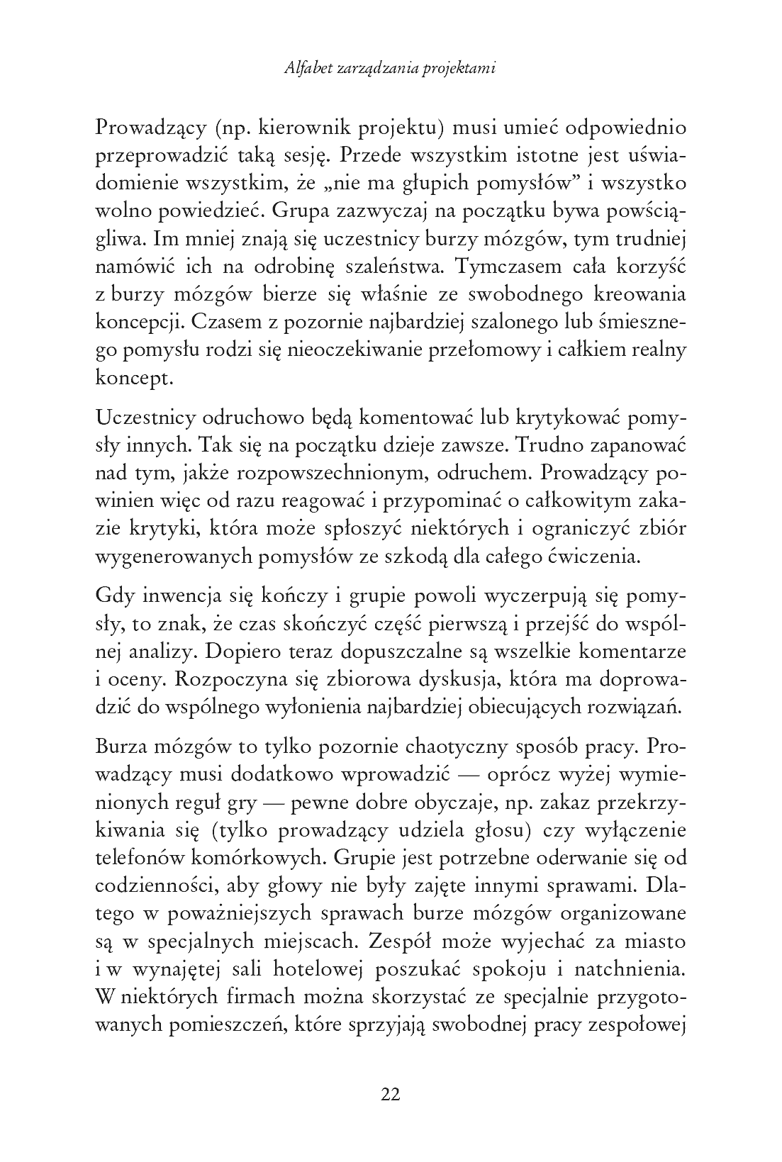 Fragment „Alfabet zarządzania projektami” — strona 7 z 24
