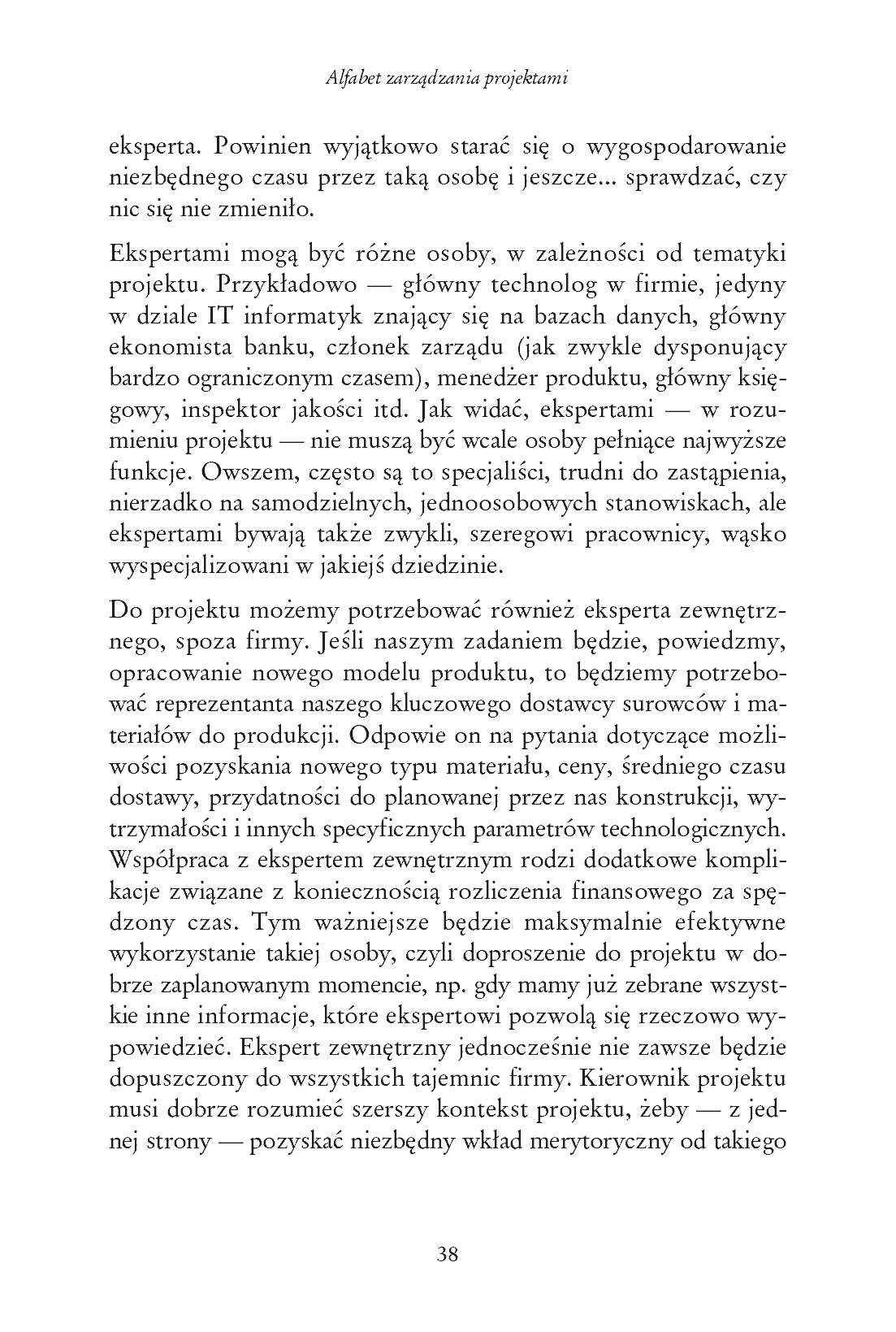 Fragment „Alfabet zarządzania projektami” — strona 23 z 24