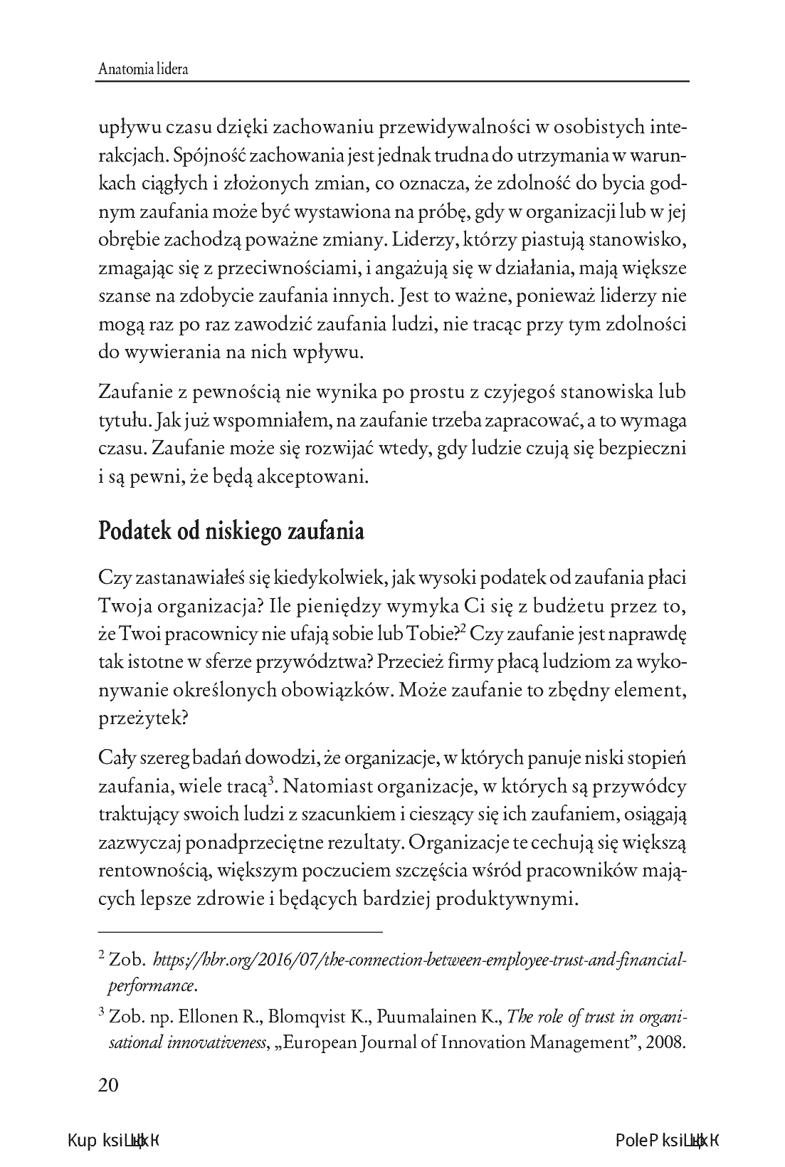 Fragment „Anatomia lidera. Jak zostać świetnym szefem i doskonalić się w sztuce przywództwa” — strona 12 z 26