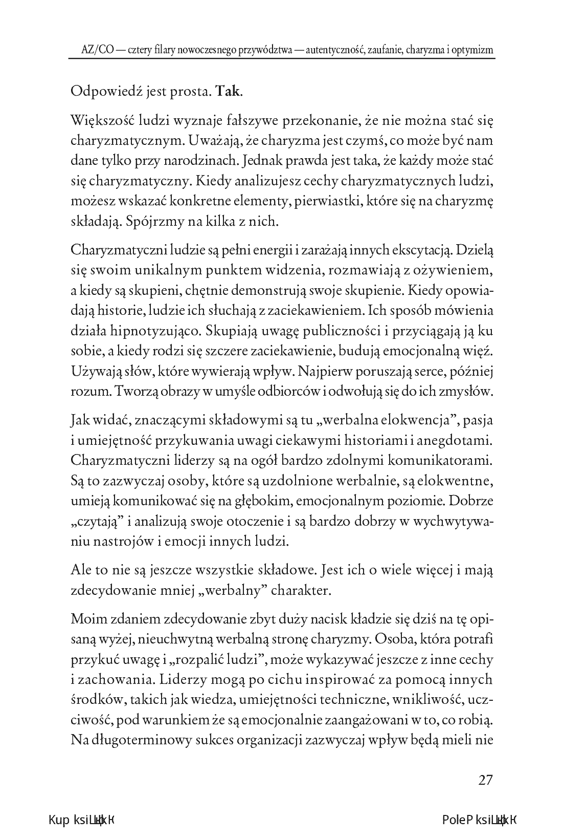 Fragment „Anatomia lidera. Jak zostać świetnym szefem i doskonalić się w sztuce przywództwa” — strona 19 z 26