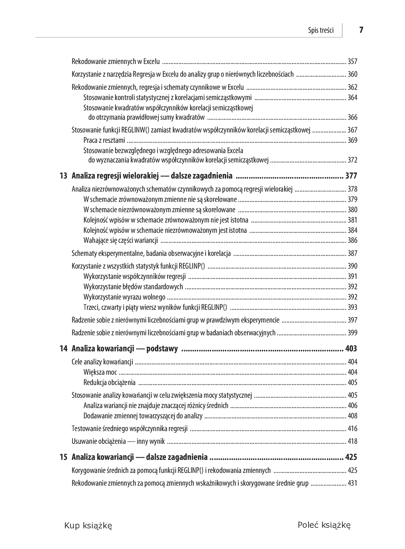 Fragment „Analiza statystyczna. Microsoft Excel 2010 PL” — strona 7 z 30
