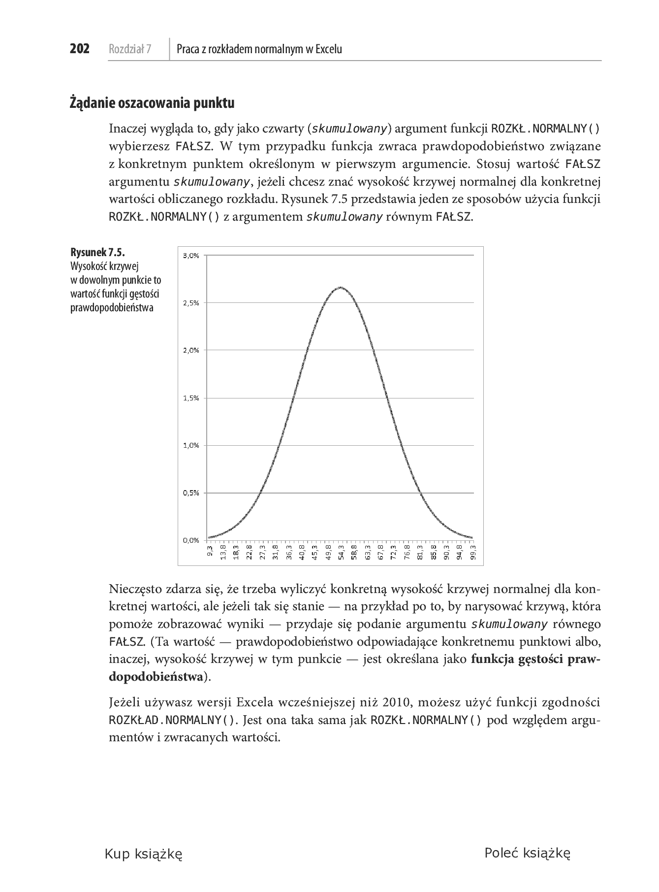 Fragment „Analiza statystyczna. Microsoft Excel 2010 PL” — strona 18 z 30