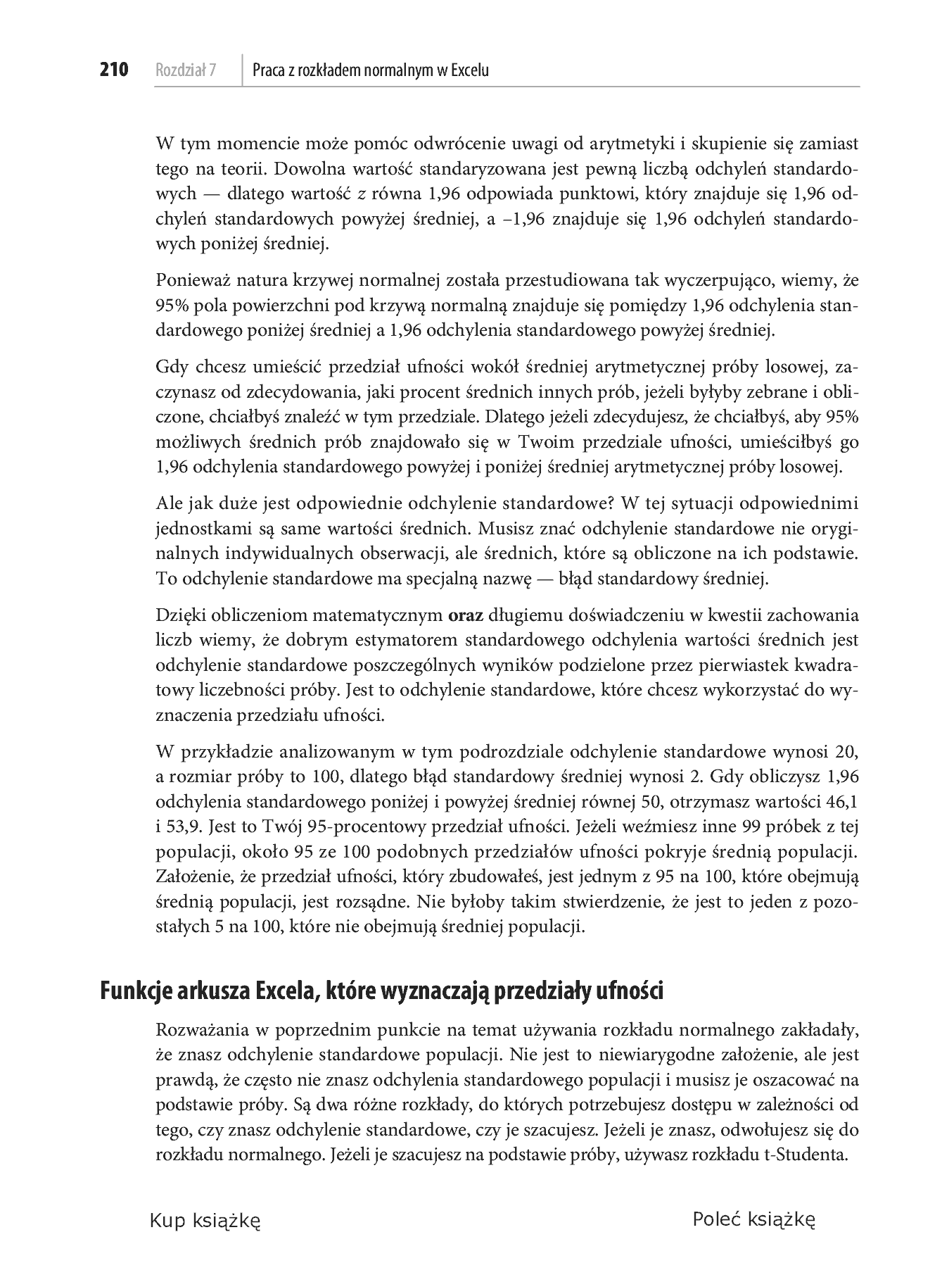 Fragment „Analiza statystyczna. Microsoft Excel 2010 PL” — strona 26 z 30