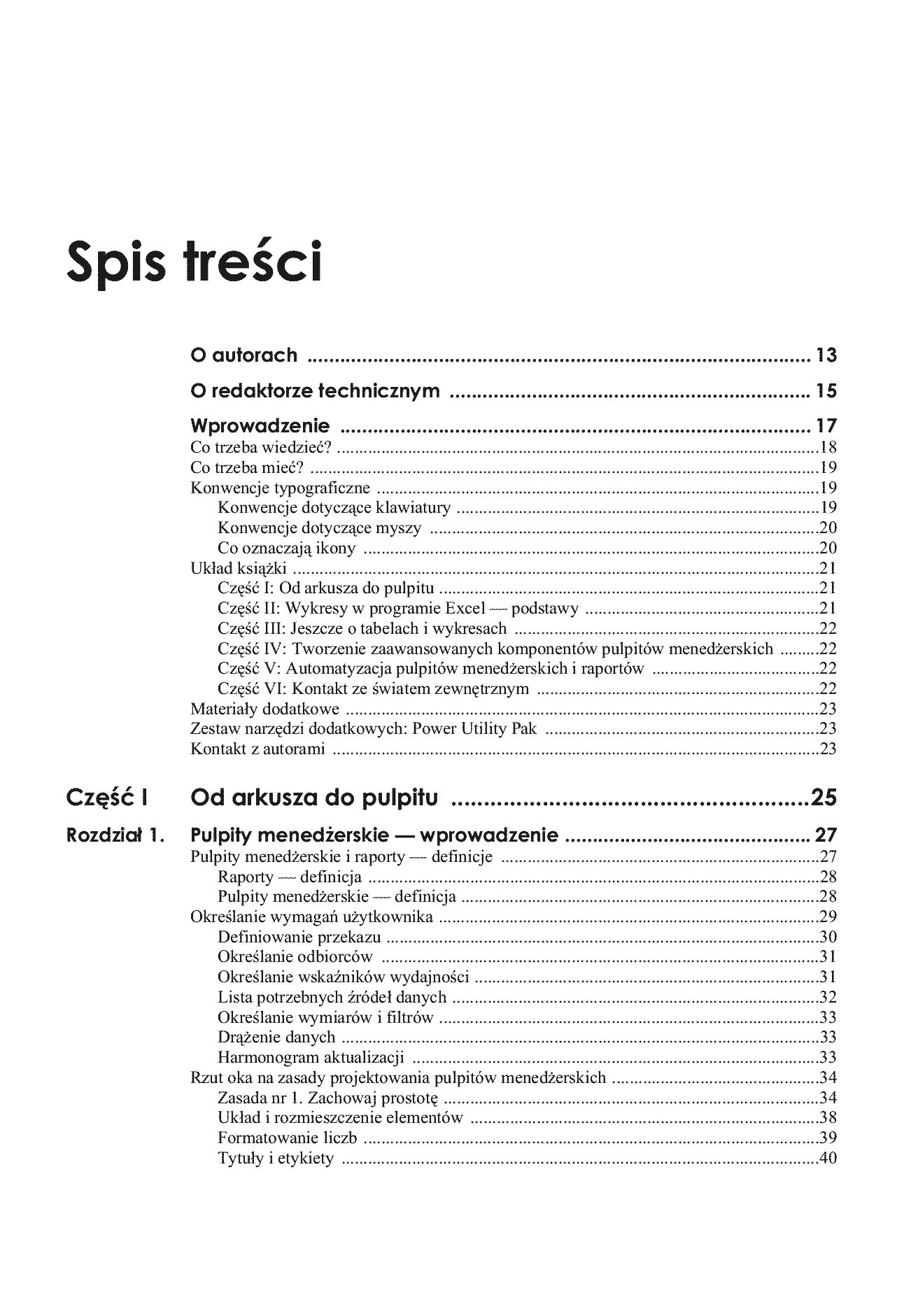 Fragment „Analiza i prezentacja danych w Microsoft Excel. Vademecum Walkenbacha” — strona 3 z 30
