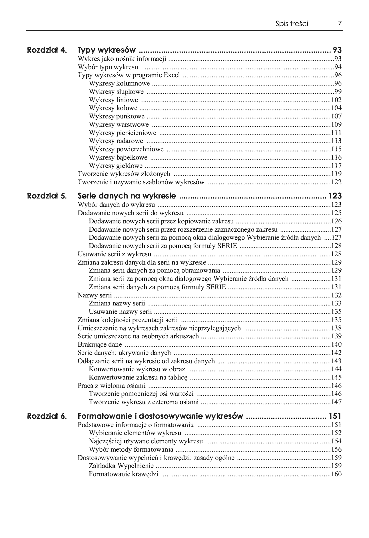 Fragment „Analiza i prezentacja danych w Microsoft Excel. Vademecum Walkenbacha” — strona 5 z 30