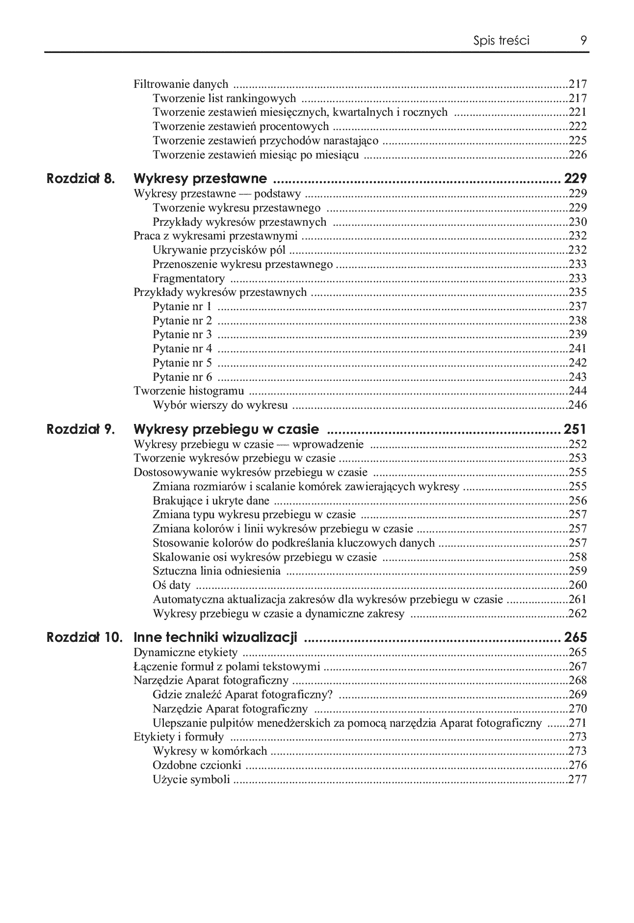 Fragment „Analiza i prezentacja danych w Microsoft Excel. Vademecum Walkenbacha” — strona 7 z 30