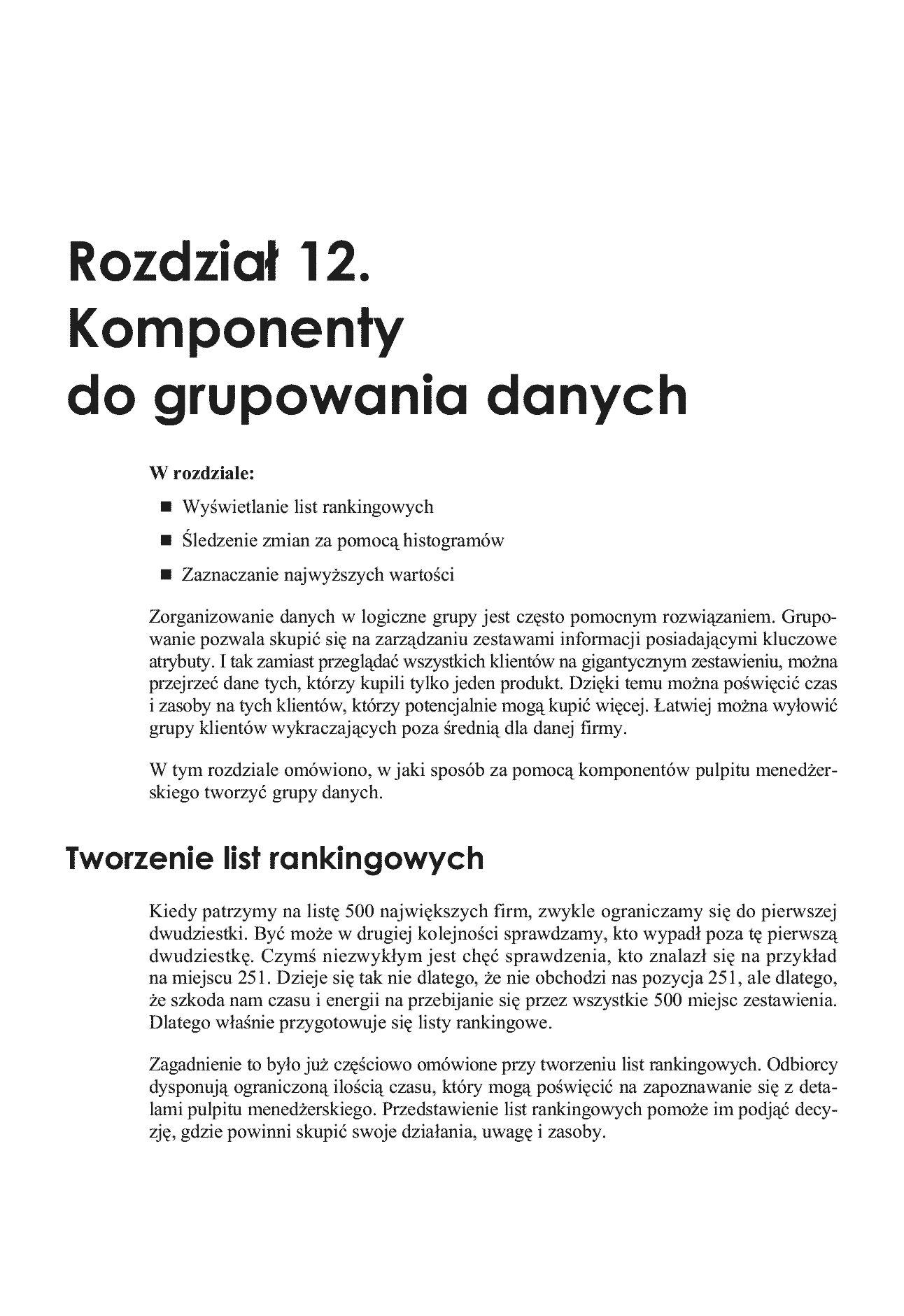Fragment „Analiza i prezentacja danych w Microsoft Excel. Vademecum Walkenbacha” — strona 10 z 30