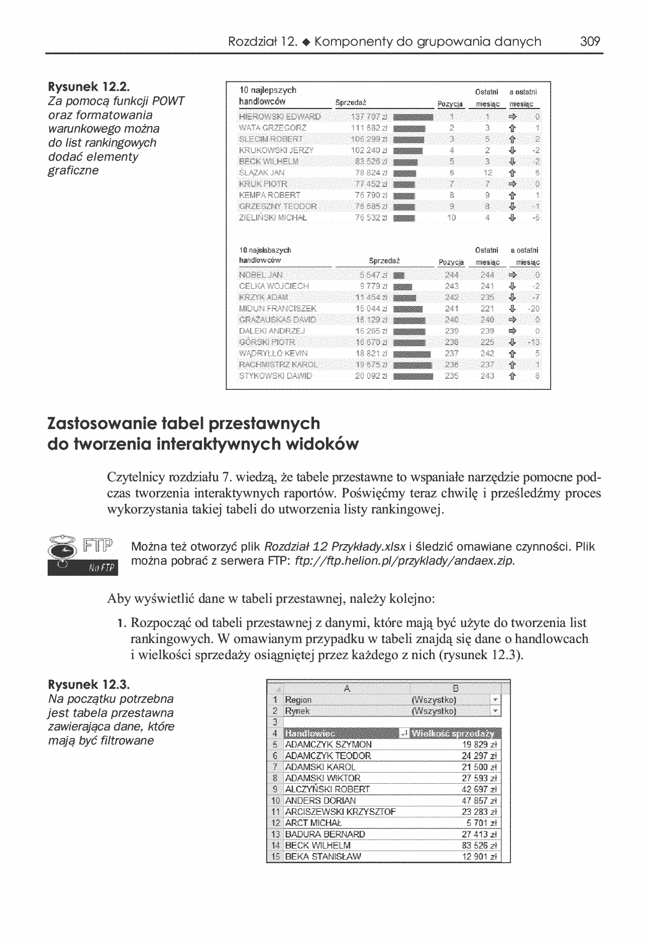 Fragment „Analiza i prezentacja danych w Microsoft Excel. Vademecum Walkenbacha” — strona 12 z 30