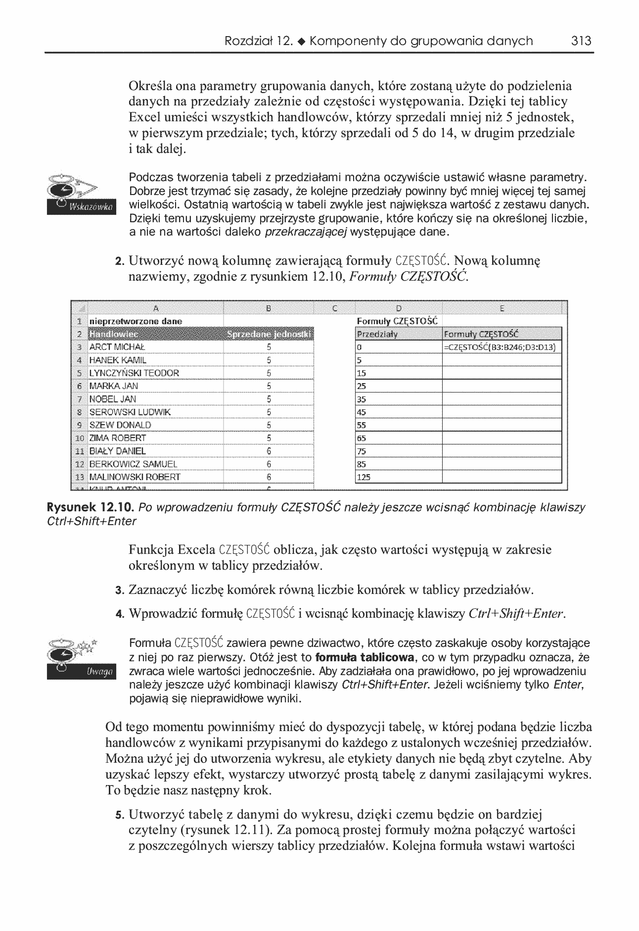 Fragment „Analiza i prezentacja danych w Microsoft Excel. Vademecum Walkenbacha” — strona 16 z 30