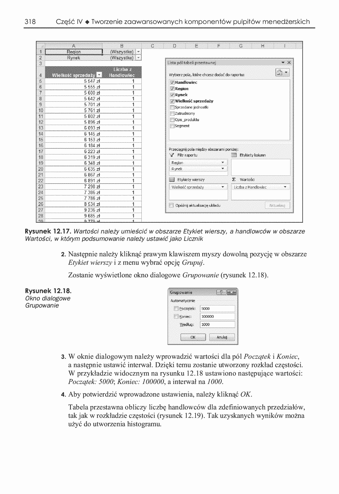 Fragment „Analiza i prezentacja danych w Microsoft Excel. Vademecum Walkenbacha” — strona 21 z 30