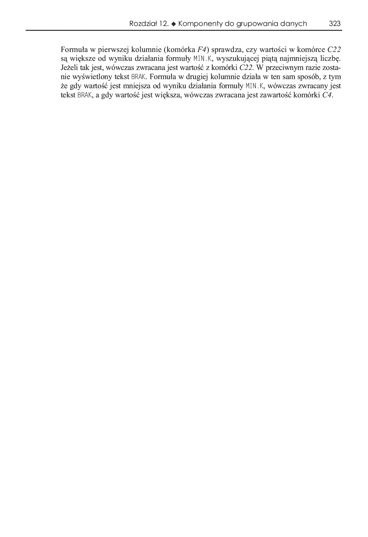 Fragment „Analiza i prezentacja danych w Microsoft Excel. Vademecum Walkenbacha” — strona 26 z 30
