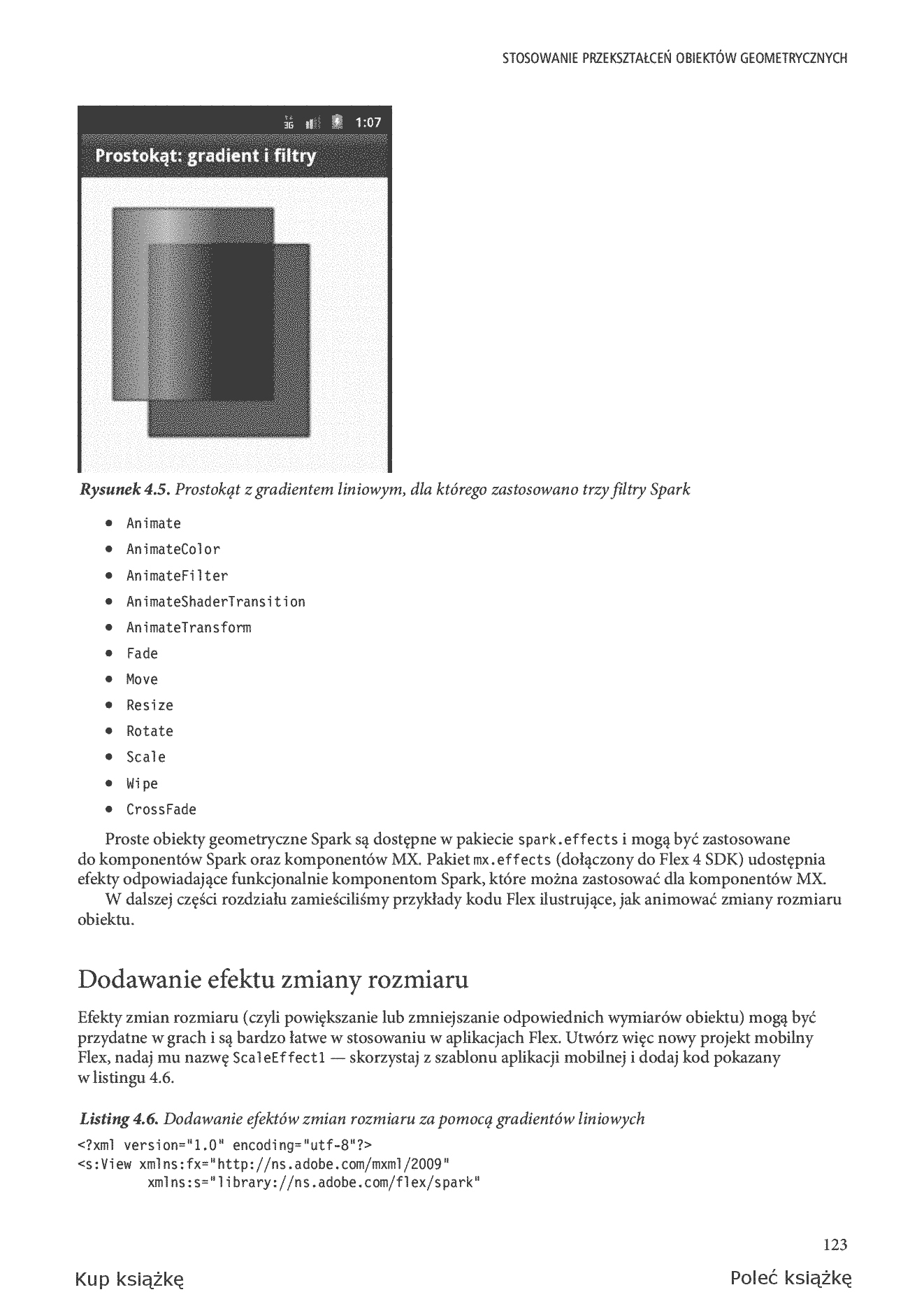 Fragment „Android Flash. Zaawansowane programowanie aplikacji mobilnych” — strona 19 z 30