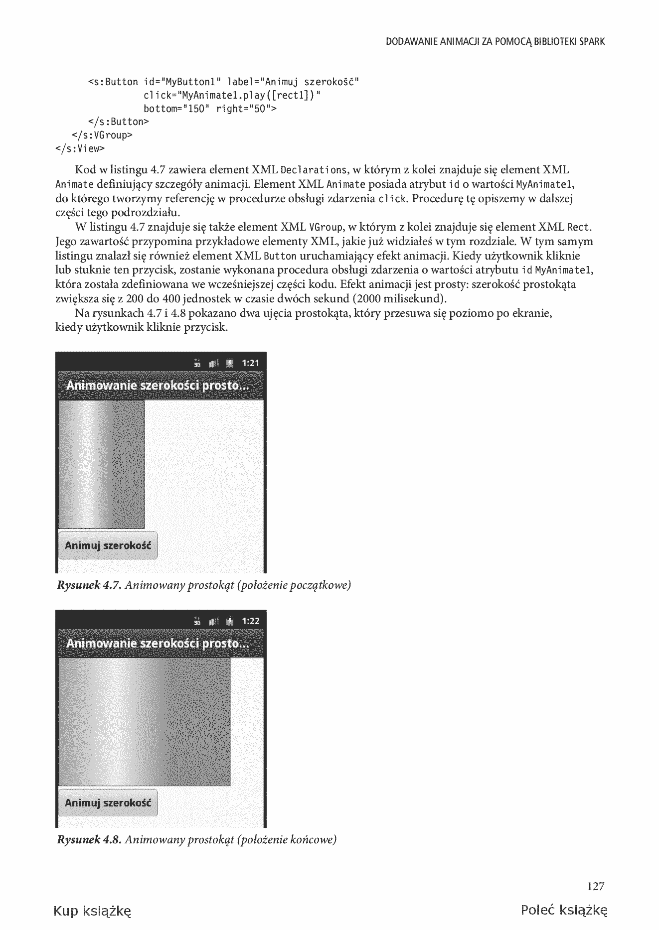 Fragment „Android Flash. Zaawansowane programowanie aplikacji mobilnych” — strona 23 z 30