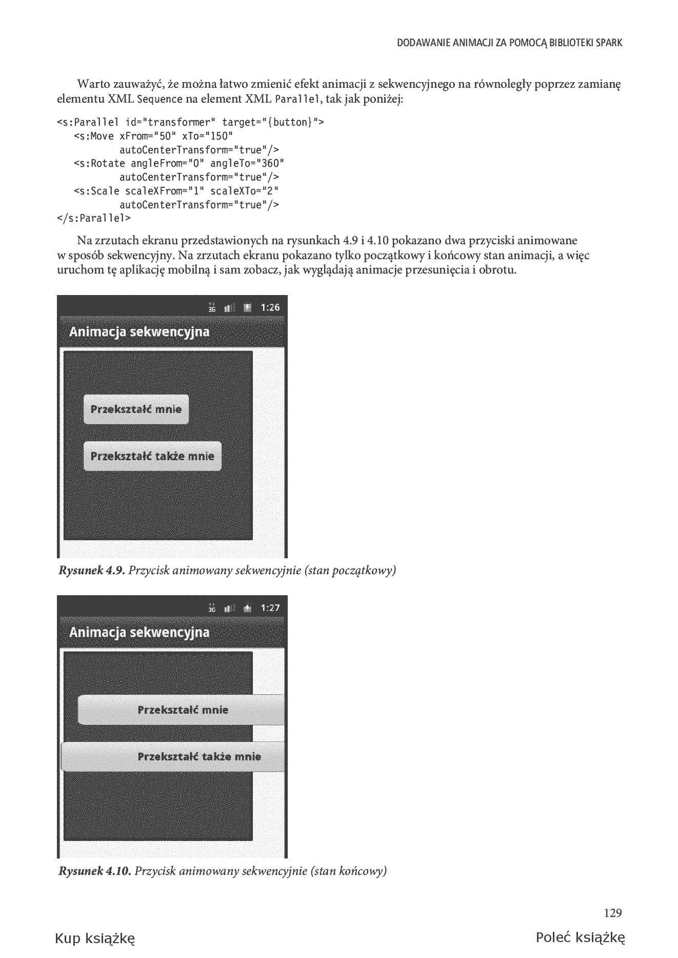 Fragment „Android Flash. Zaawansowane programowanie aplikacji mobilnych” — strona 25 z 30