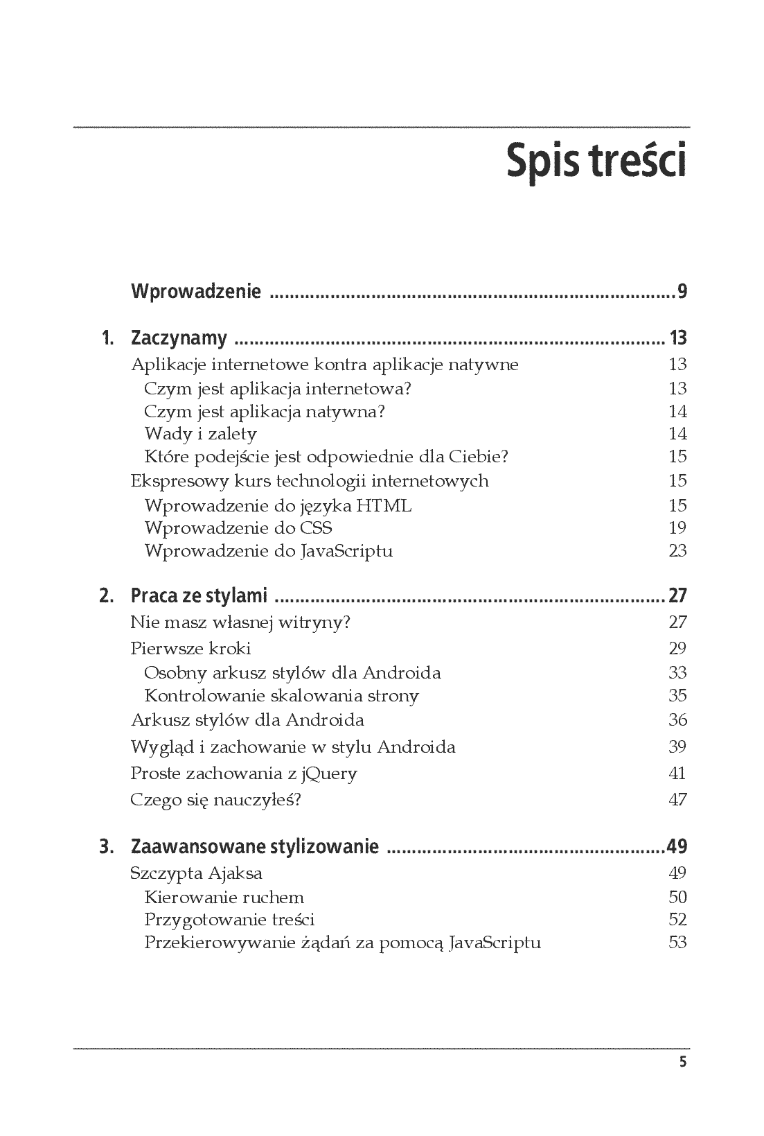 Fragment „Android. Tworzenie aplikacji w oparciu o HTML, CSS i JavaScript” — strona 3 z 30