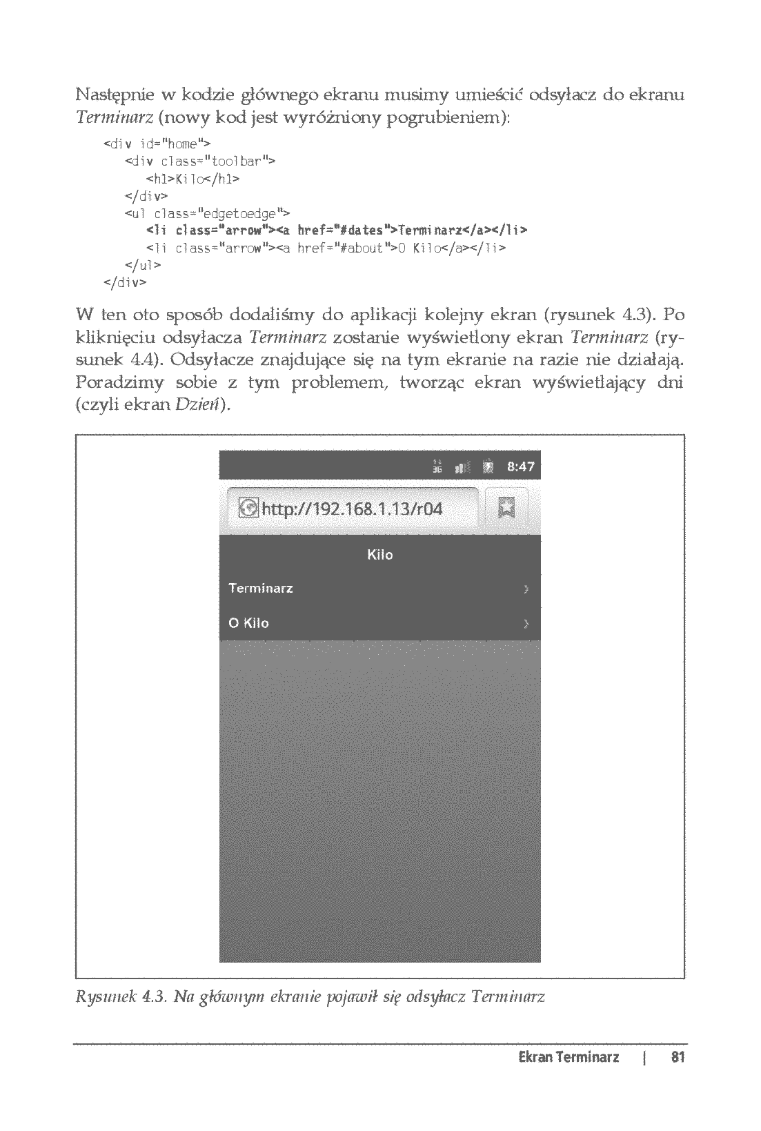 Fragment „Android. Tworzenie aplikacji w oparciu o HTML, CSS i JavaScript” — strona 13 z 30
