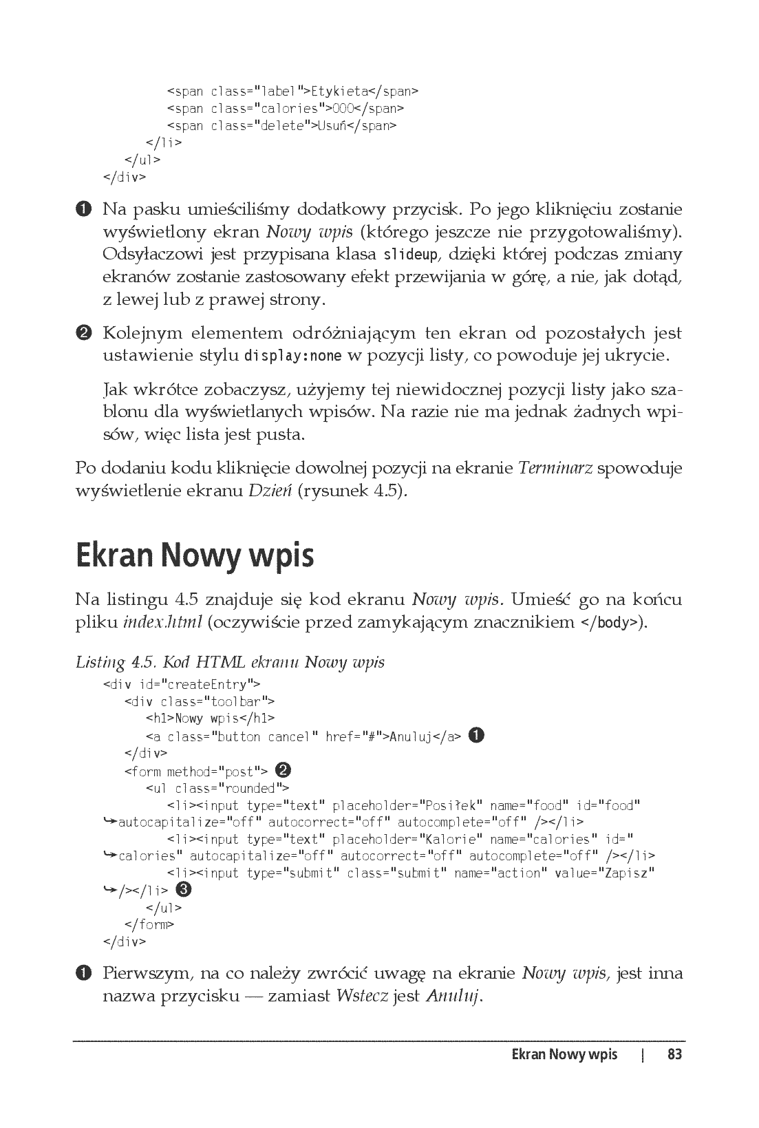 Fragment „Android. Tworzenie aplikacji w oparciu o HTML, CSS i JavaScript” — strona 15 z 30