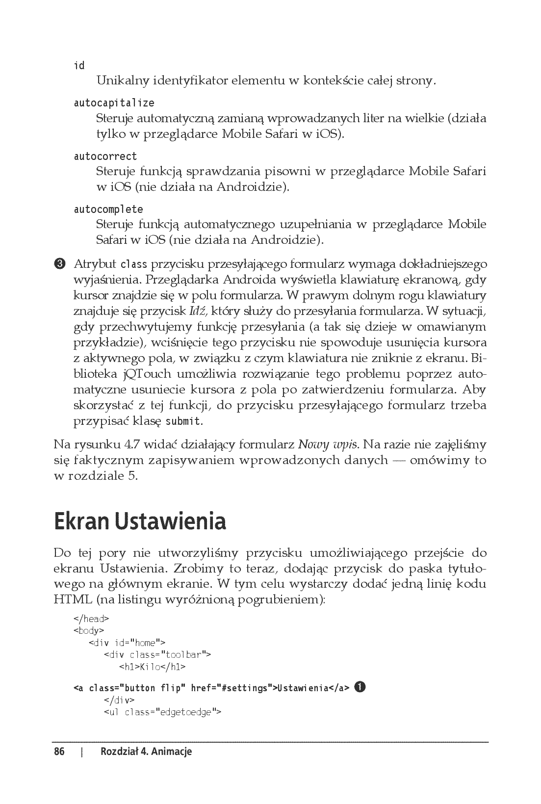 Fragment „Android. Tworzenie aplikacji w oparciu o HTML, CSS i JavaScript” — strona 18 z 30