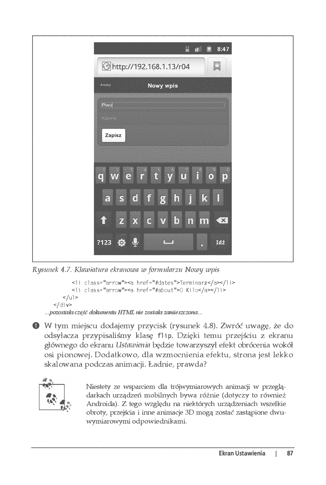 Fragment „Android. Tworzenie aplikacji w oparciu o HTML, CSS i JavaScript” — strona 19 z 30