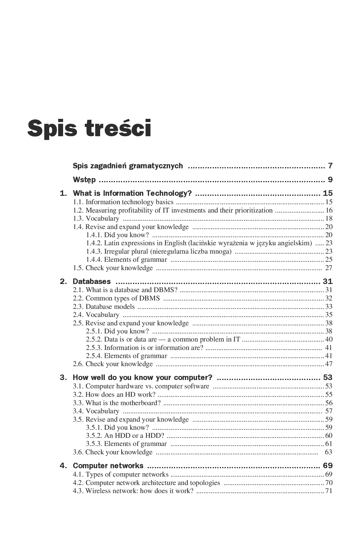 Fragment „English 4 IT. Praktyczny kurs języka angielskiego dla specjalistów IT i nie tylko” — strona 3 z 30