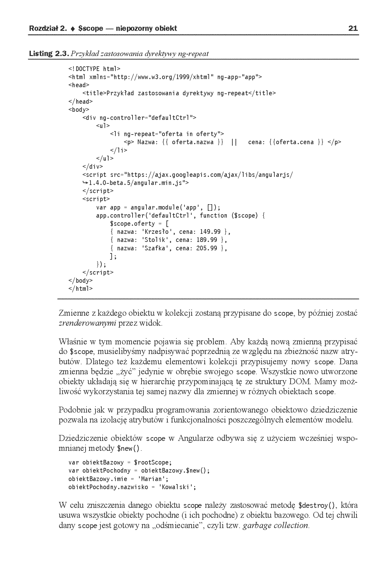 Fragment „AngularJS. Pierwsze kroki” — strona 11 z 22
