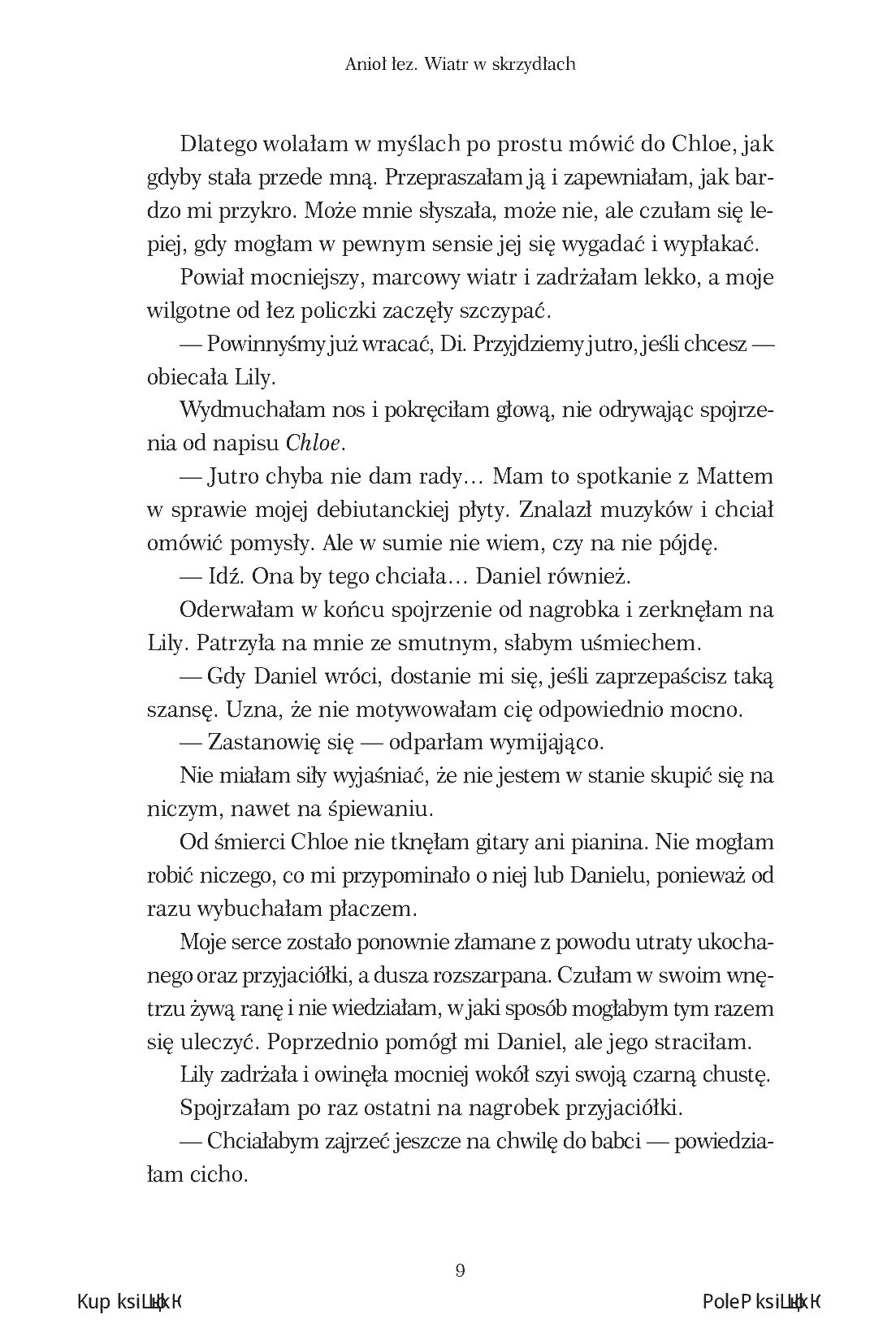 Fragment „Anioł łez. Wiatr w skrzydłach” — strona 7 z 28
