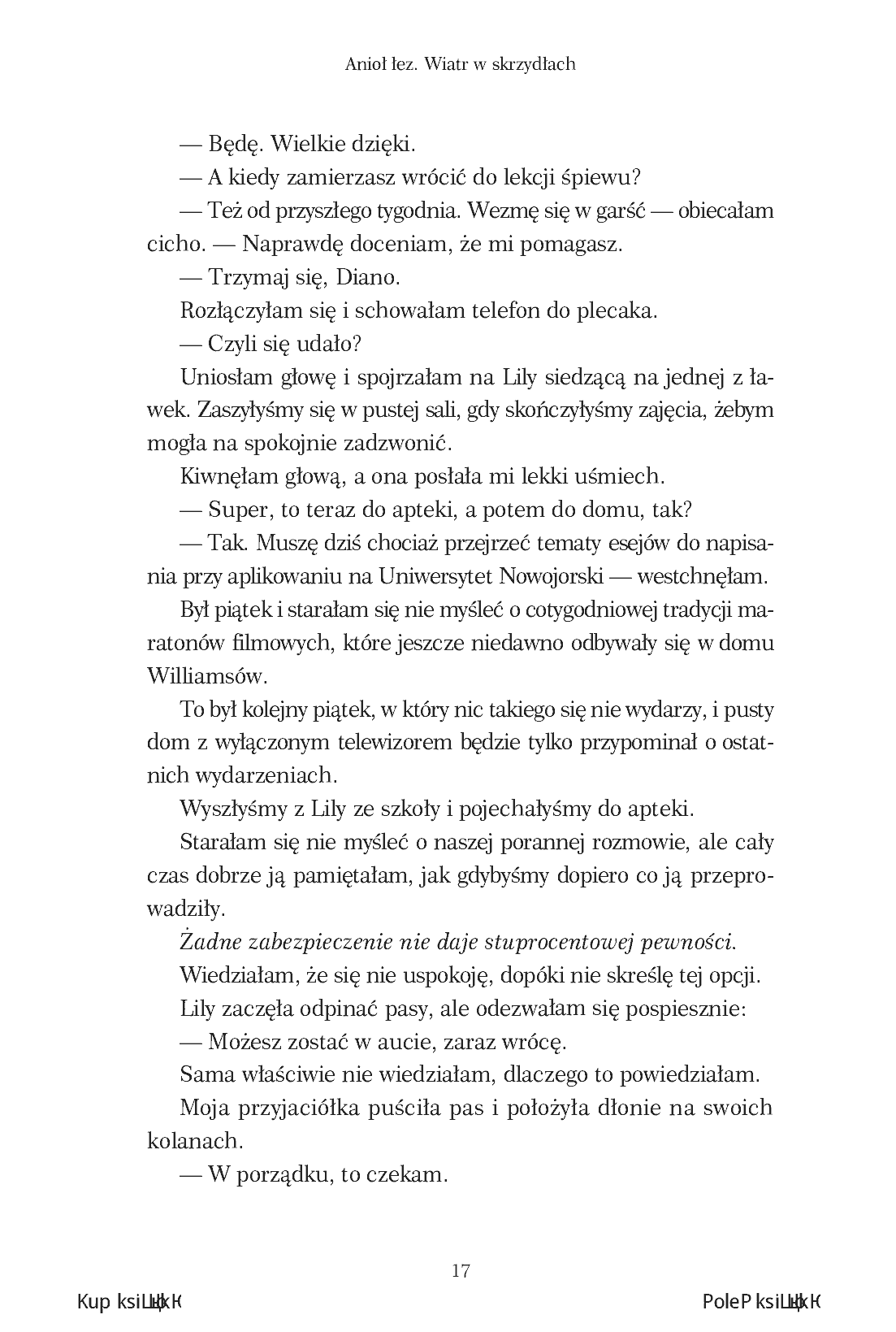 Fragment „Anioł łez. Wiatr w skrzydłach” — strona 15 z 28