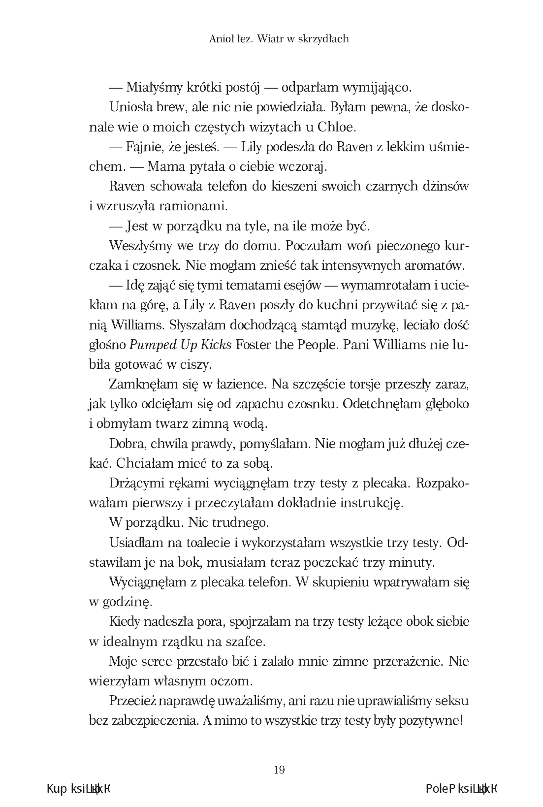 Fragment „Anioł łez. Wiatr w skrzydłach” — strona 17 z 28