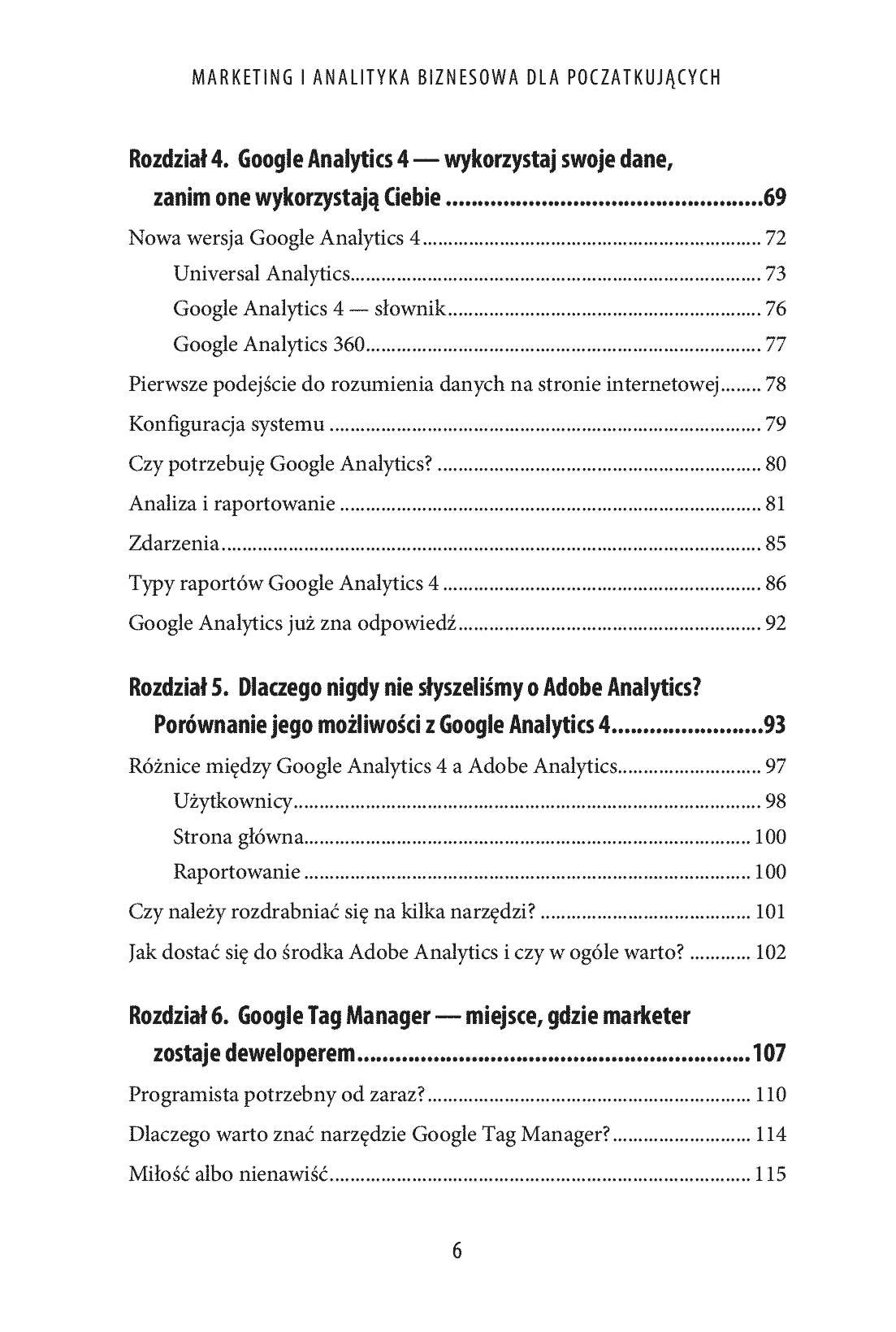 Fragment „Marketing i analityka biznesowa dla początkujących. Poznaj najważniejsze narzędzia i wykorzystaj ich możliwości” — strona 4 z 16